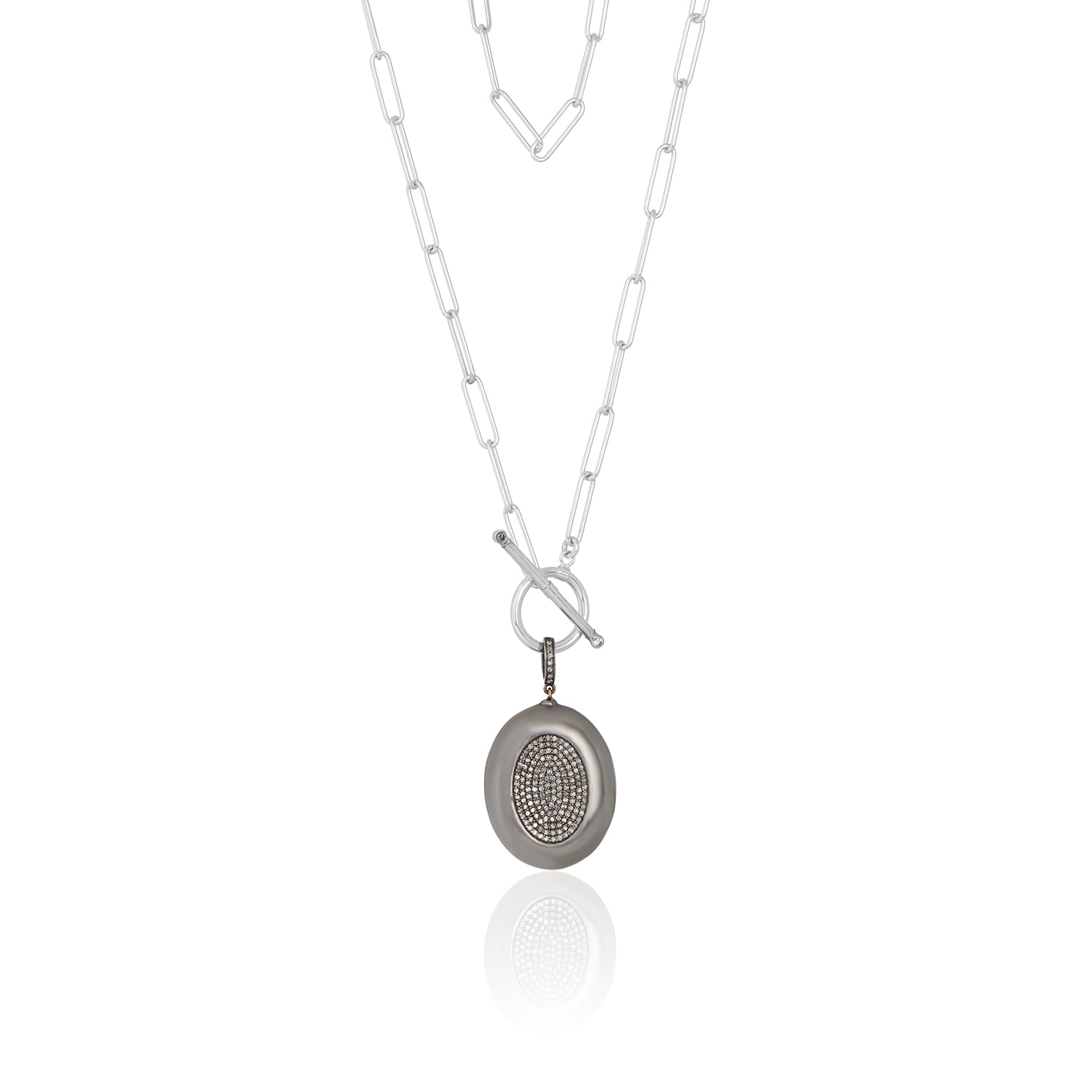 ★MIDNIGHT MOMENT.★ two line necklace silver V-790278509_1_800.jpg?pristine