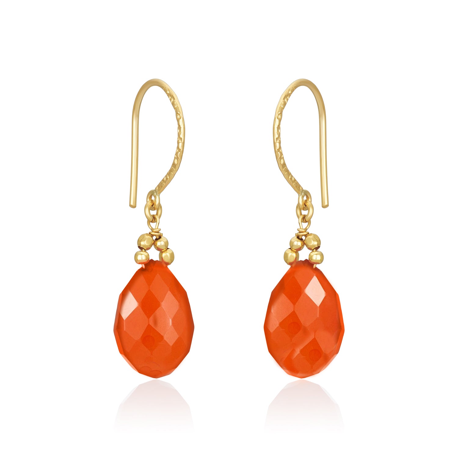 Long Island Earrings - Carnelian
