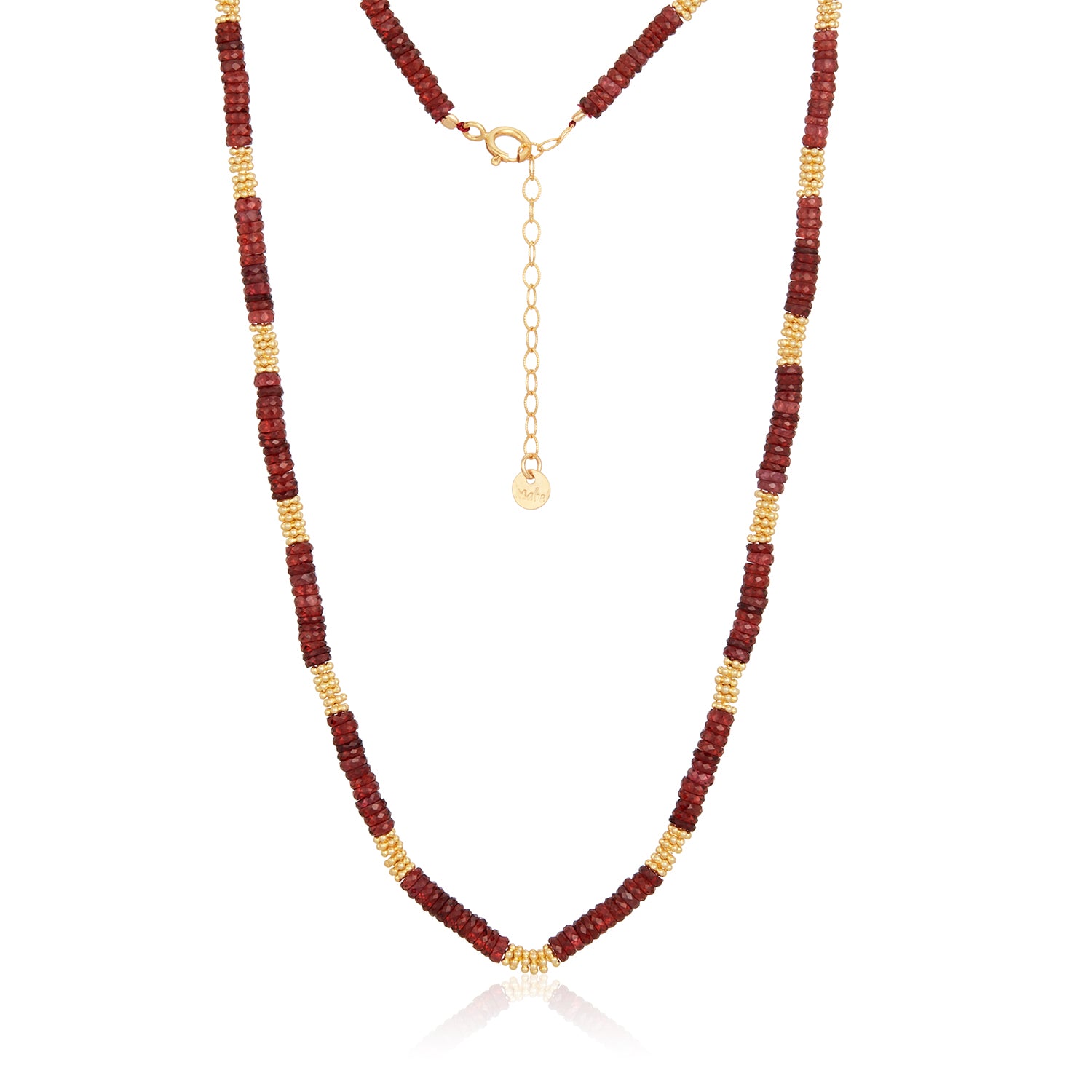 Ombre Daisy Choker - Garnet Or Moss Aquamarine