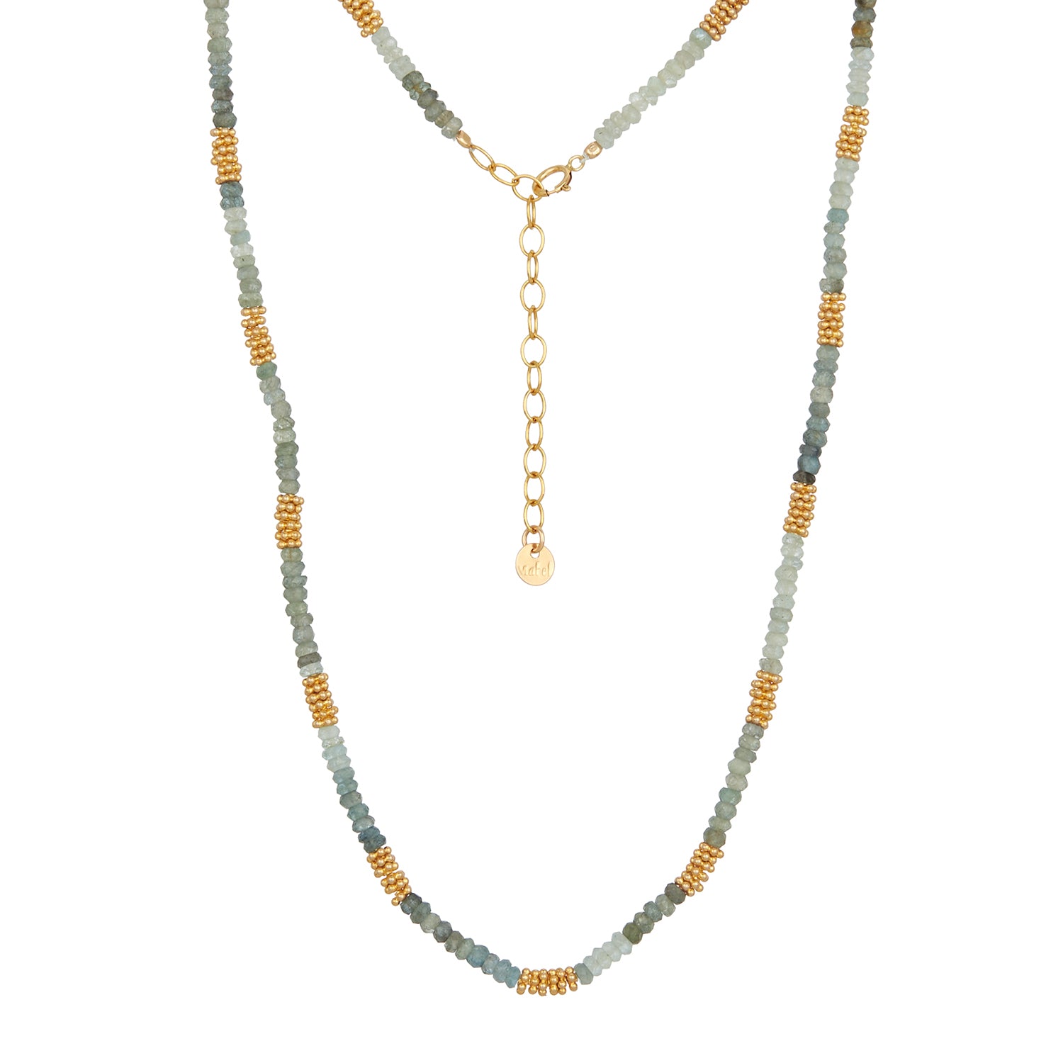 Ombre Daisy Choker - Garnet Or Moss Aquamarine