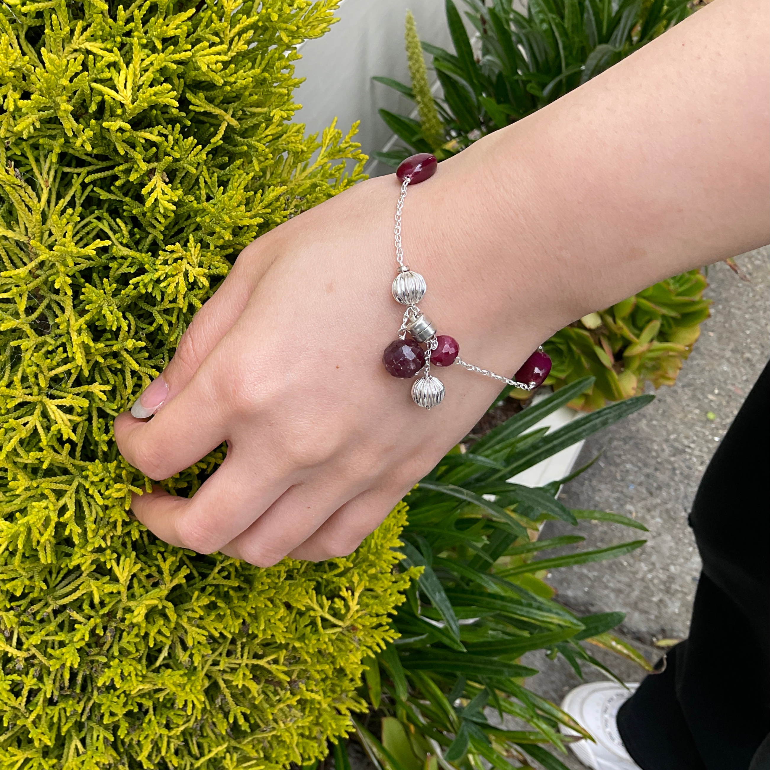 Apple of My Eye Ruby Bracelet