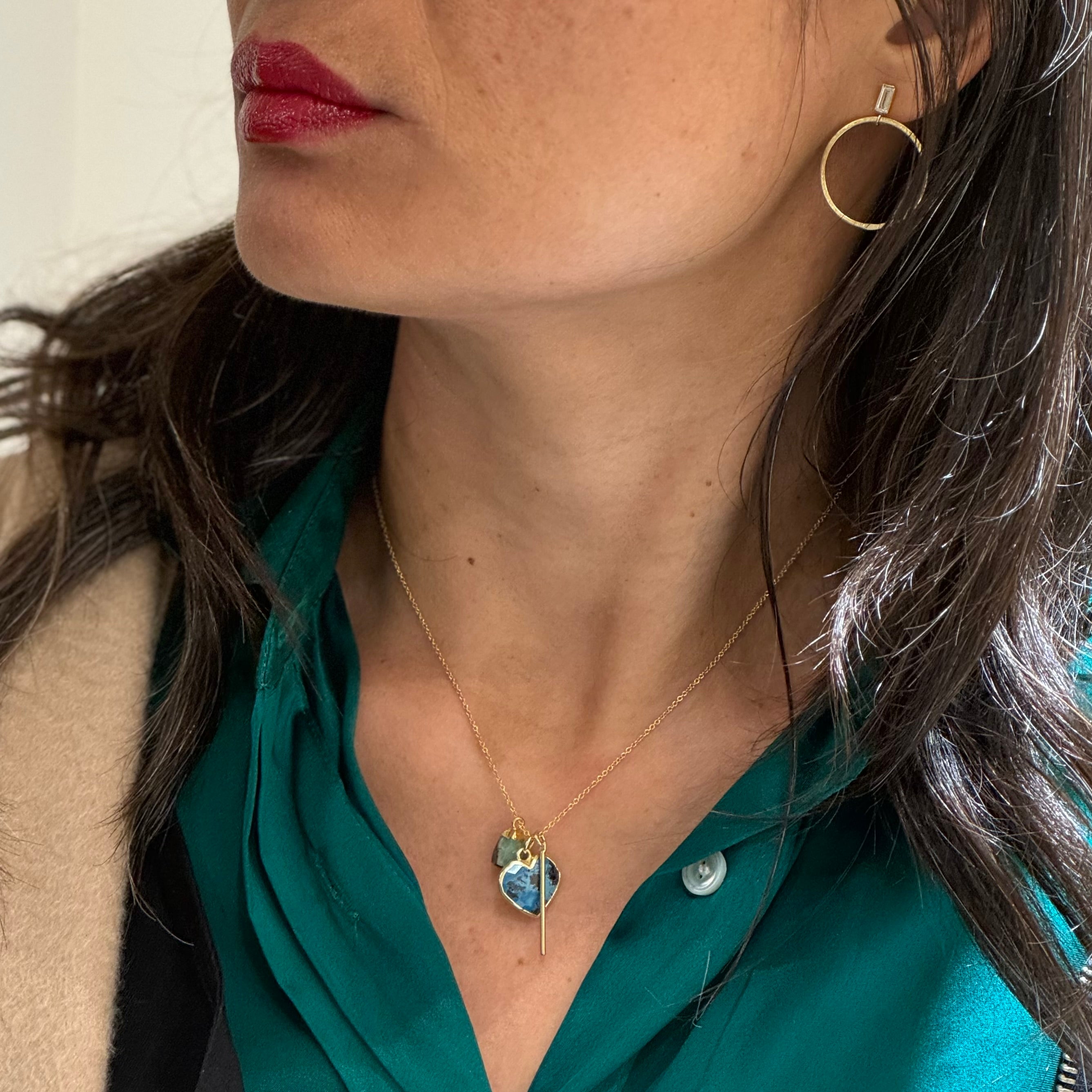 Love Knot Trio Necklace