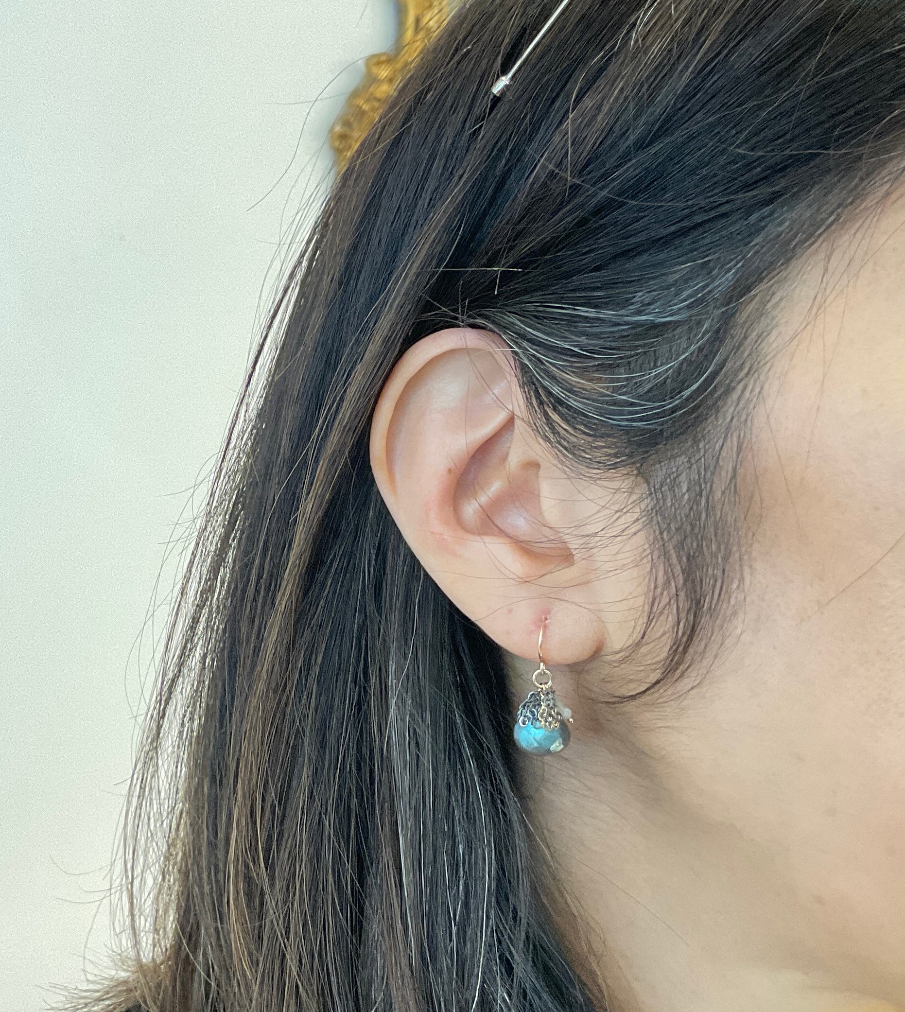 Amelia in Grey Earrings