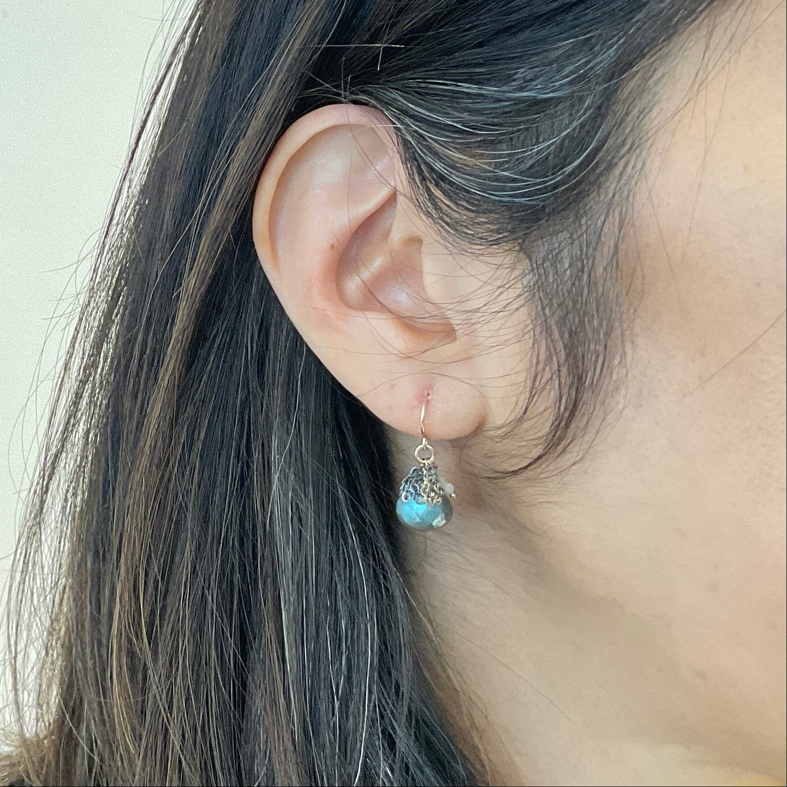 Amelia in Grey Earrings