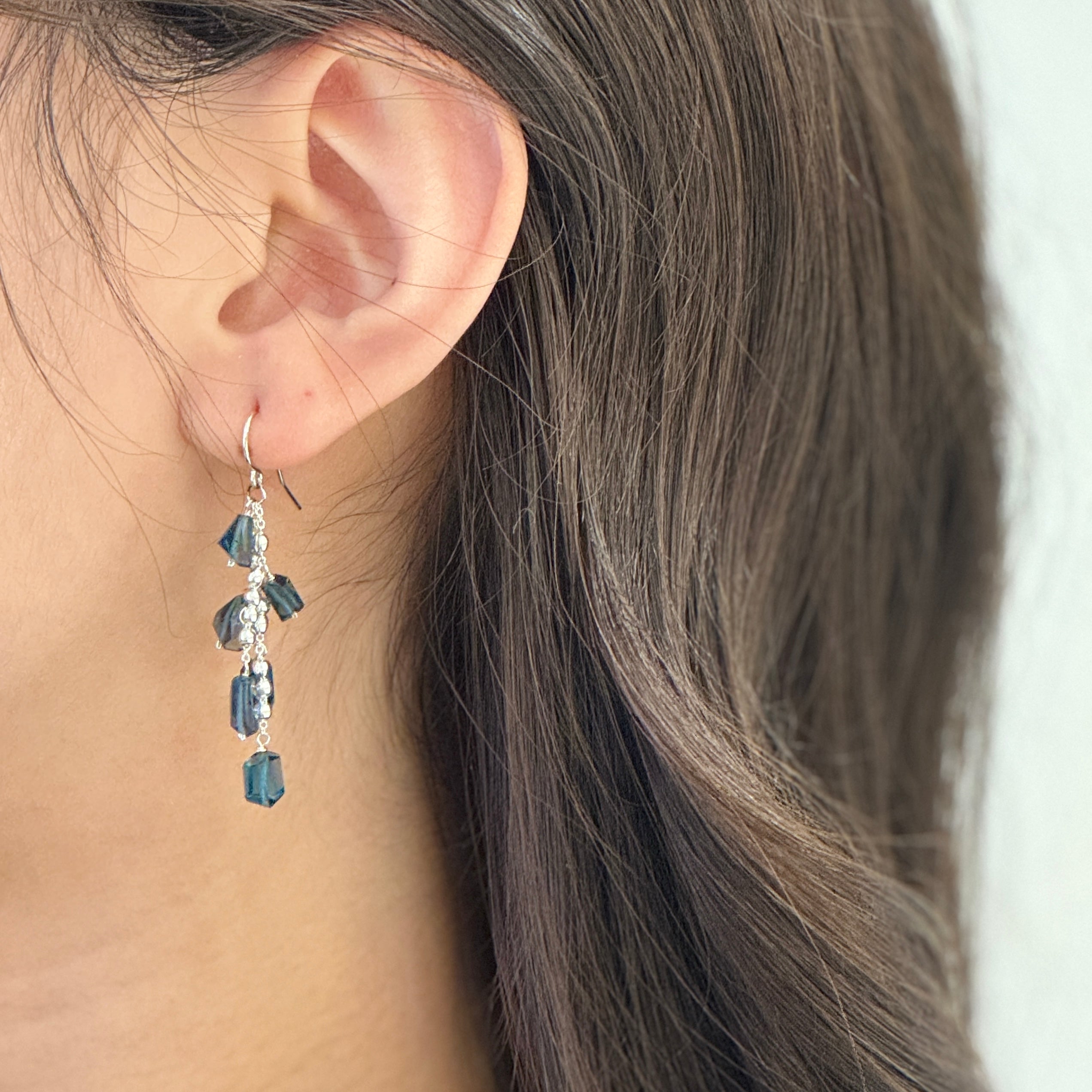 Waterfall in Rainforest Earrings