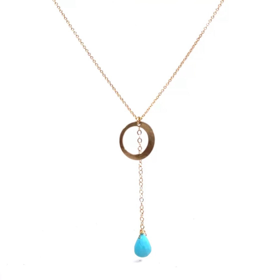 Glimmer Necklace - Garnet Or Turquoise