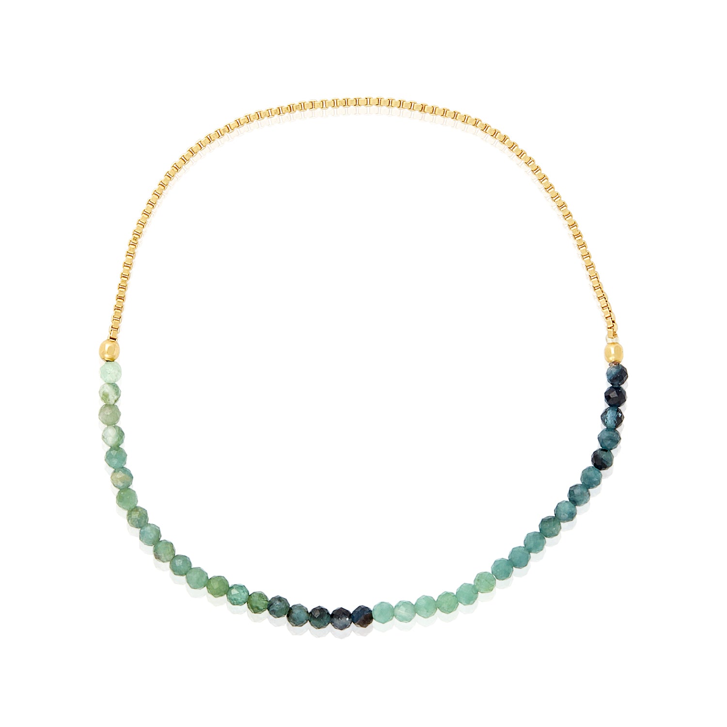 Dainty Stretchy Bracelet in 14k