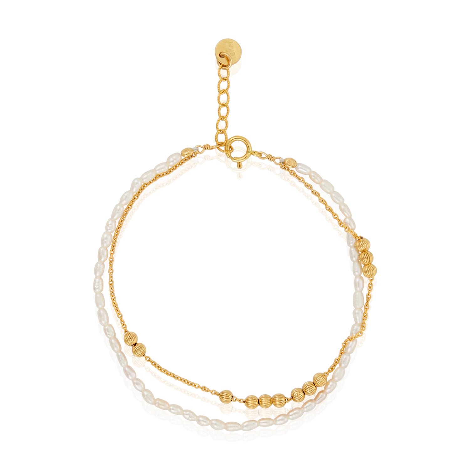 Ornament Seed Pearl Bracelet