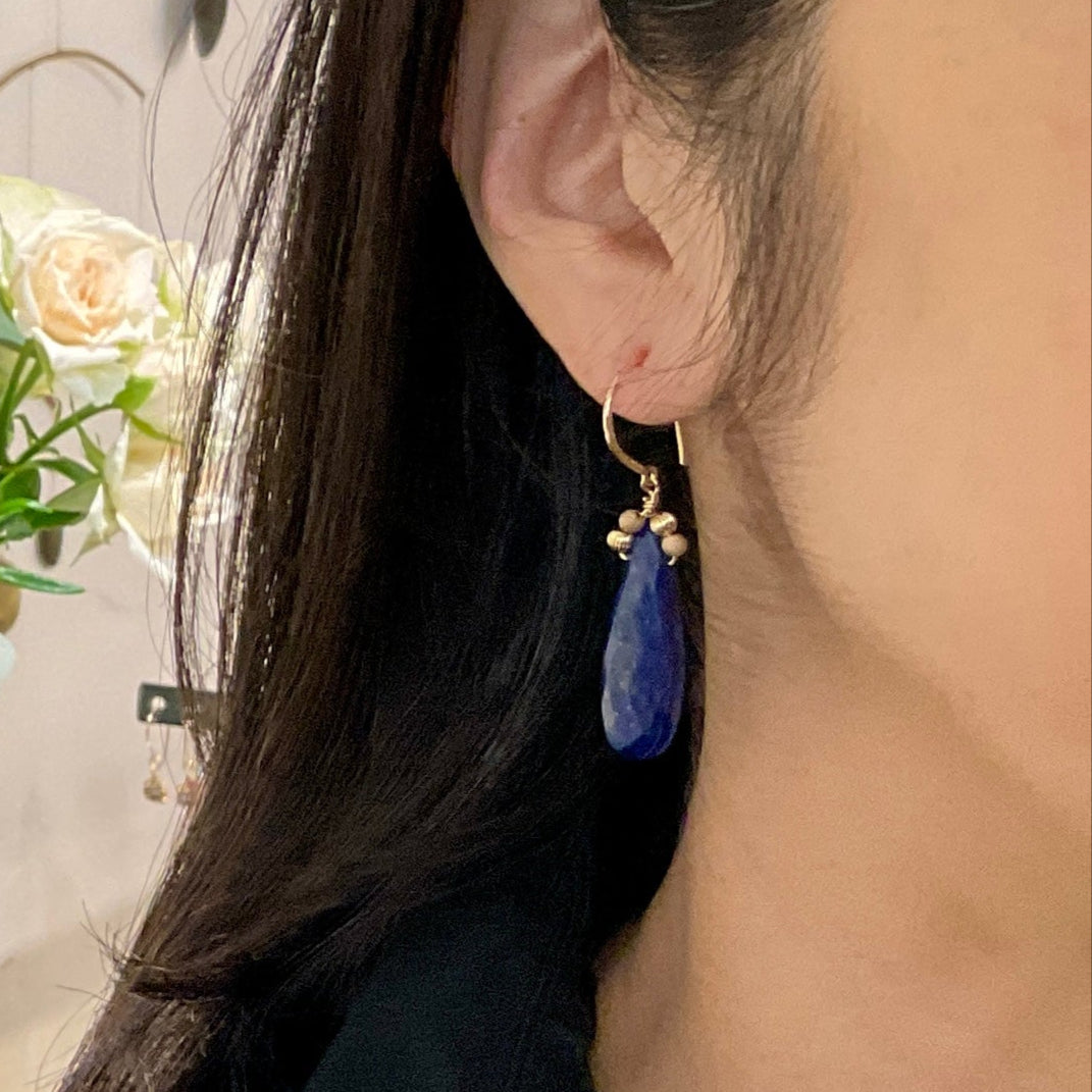 Long Island Lapis Or Labradorite Earrings