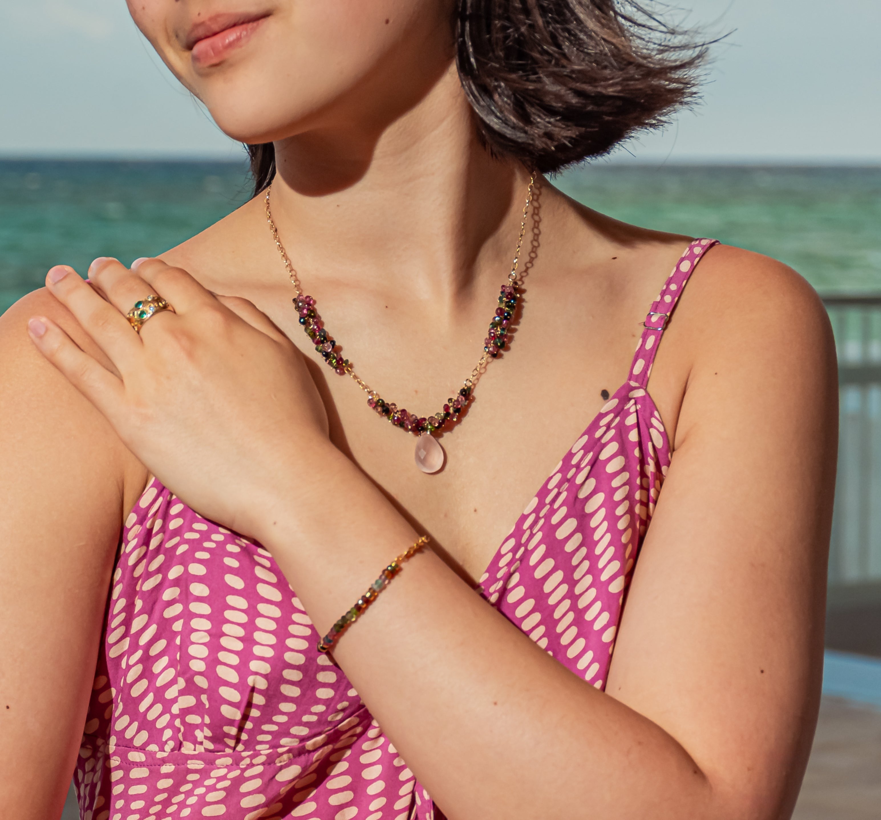 Tourmaline Stretchy Bracelet