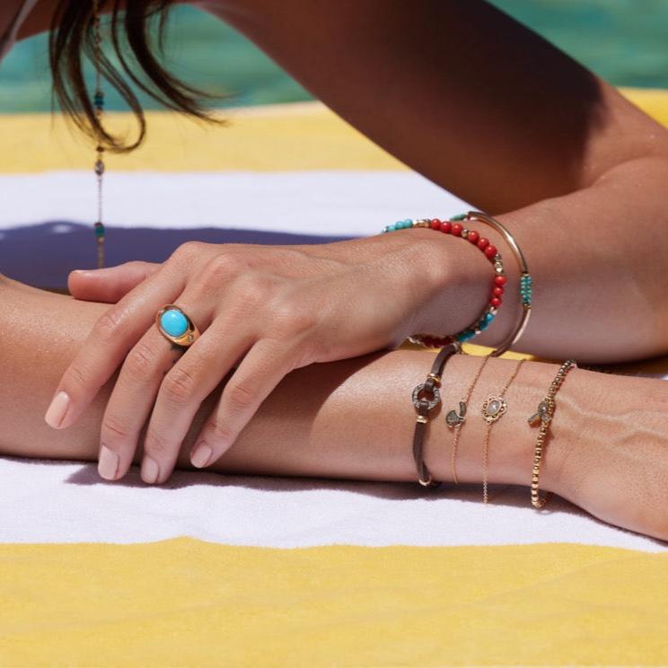 Diamond Ora Leather Bracelet