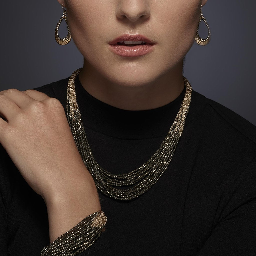 Golden Dolores-Pyrite Or Black Spinel