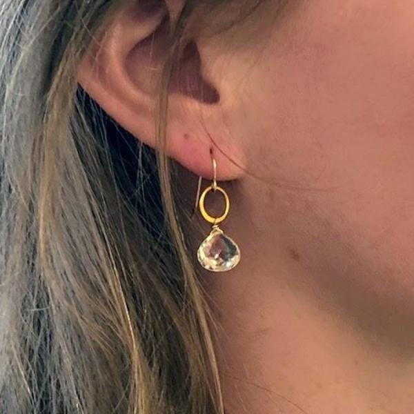 Blue Moon Gem Earrings