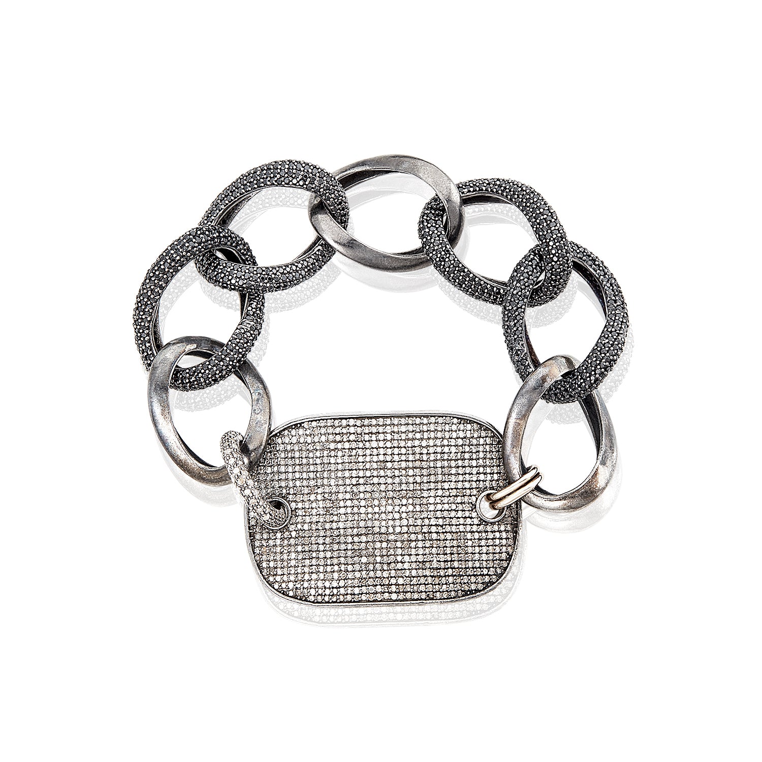 Black Diamond Shield Bracelet