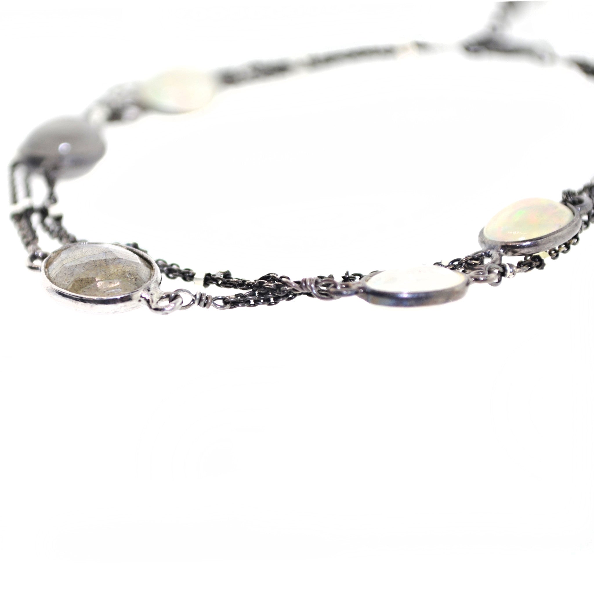 Mixed Moonstone Bracelet