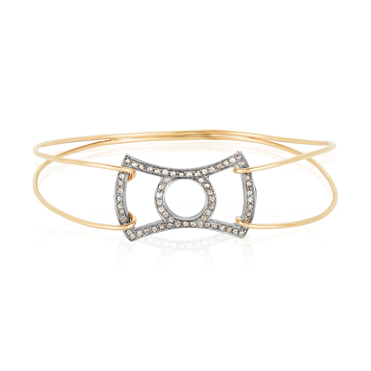 Diamond Bow Tie Bangle