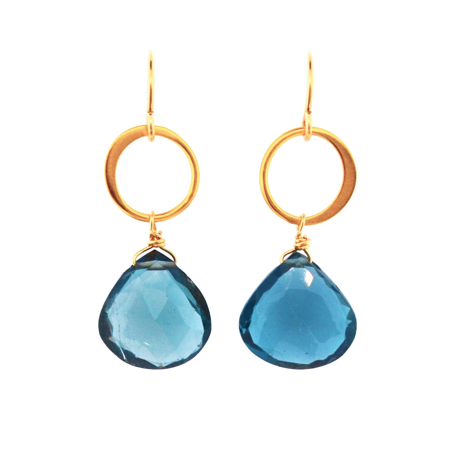 Blue Moon Gem Earrings