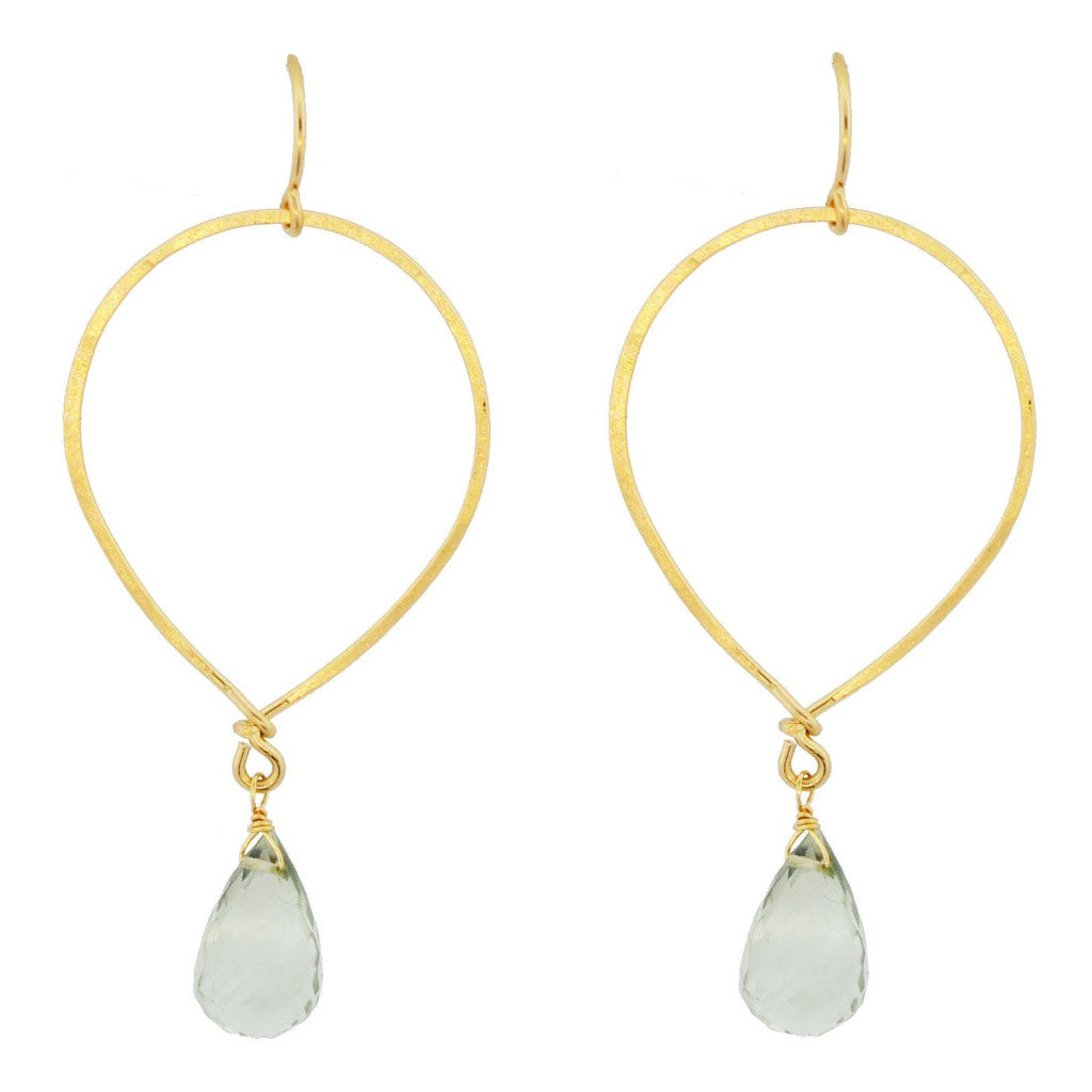 Oval Drop Earrings