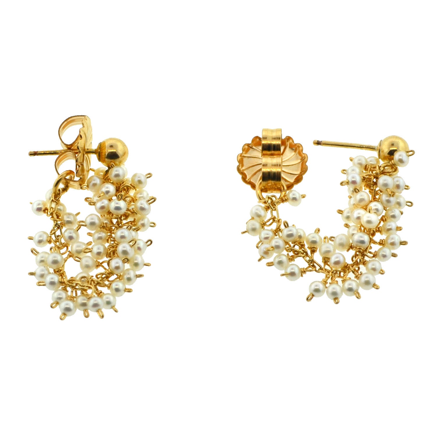 Little Hoops in Pearl