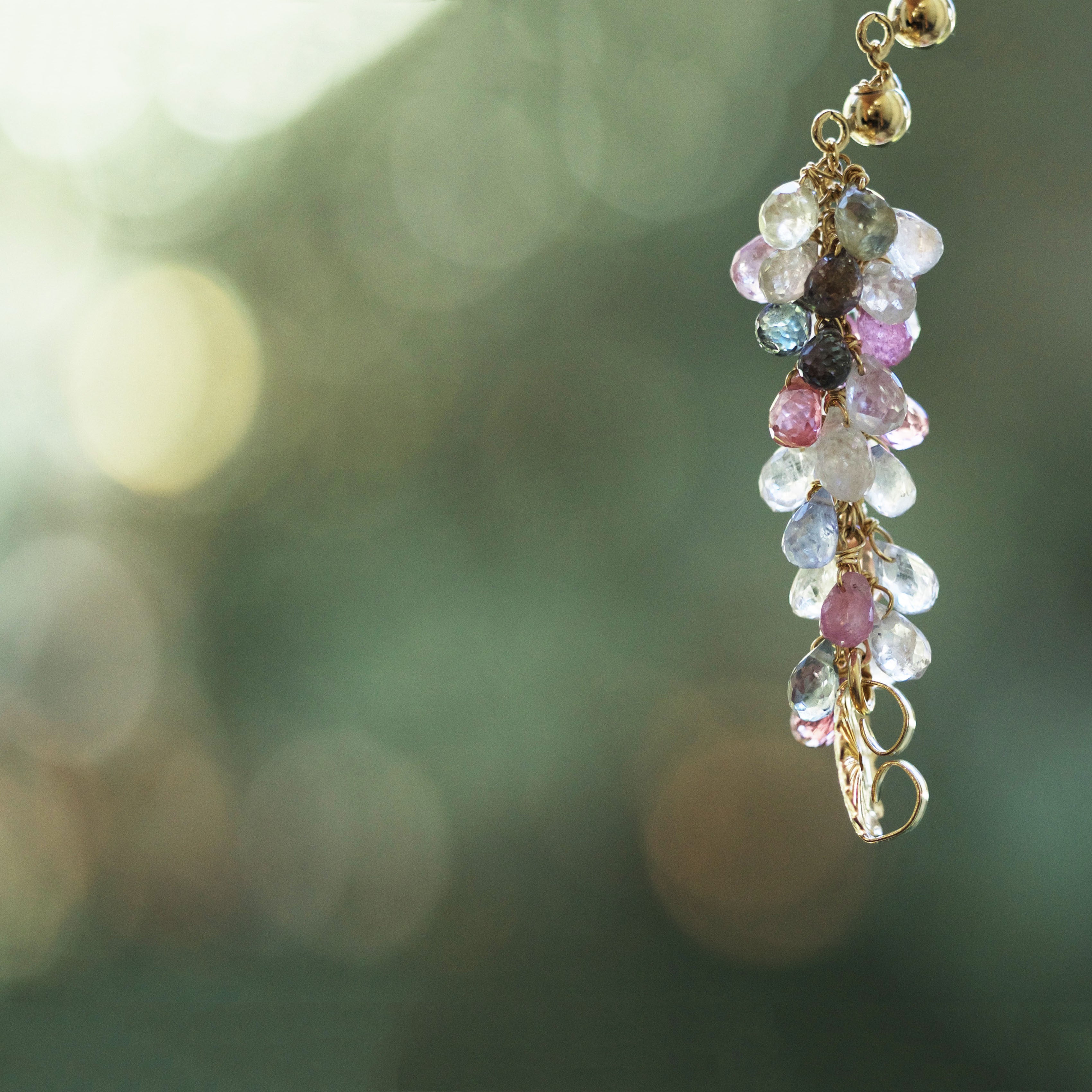 Sapphire Little Hoop Earrings