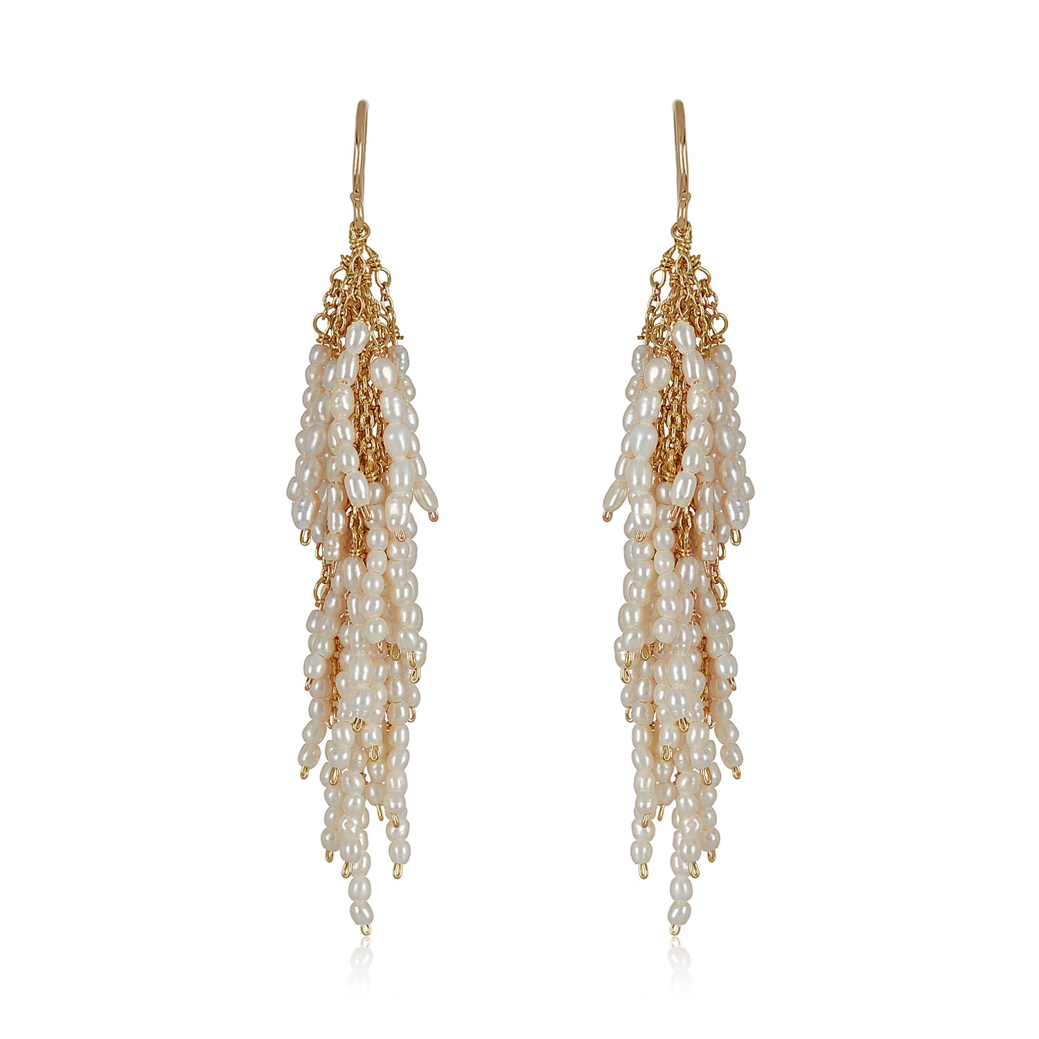 Firecracker Earrings - Pearl