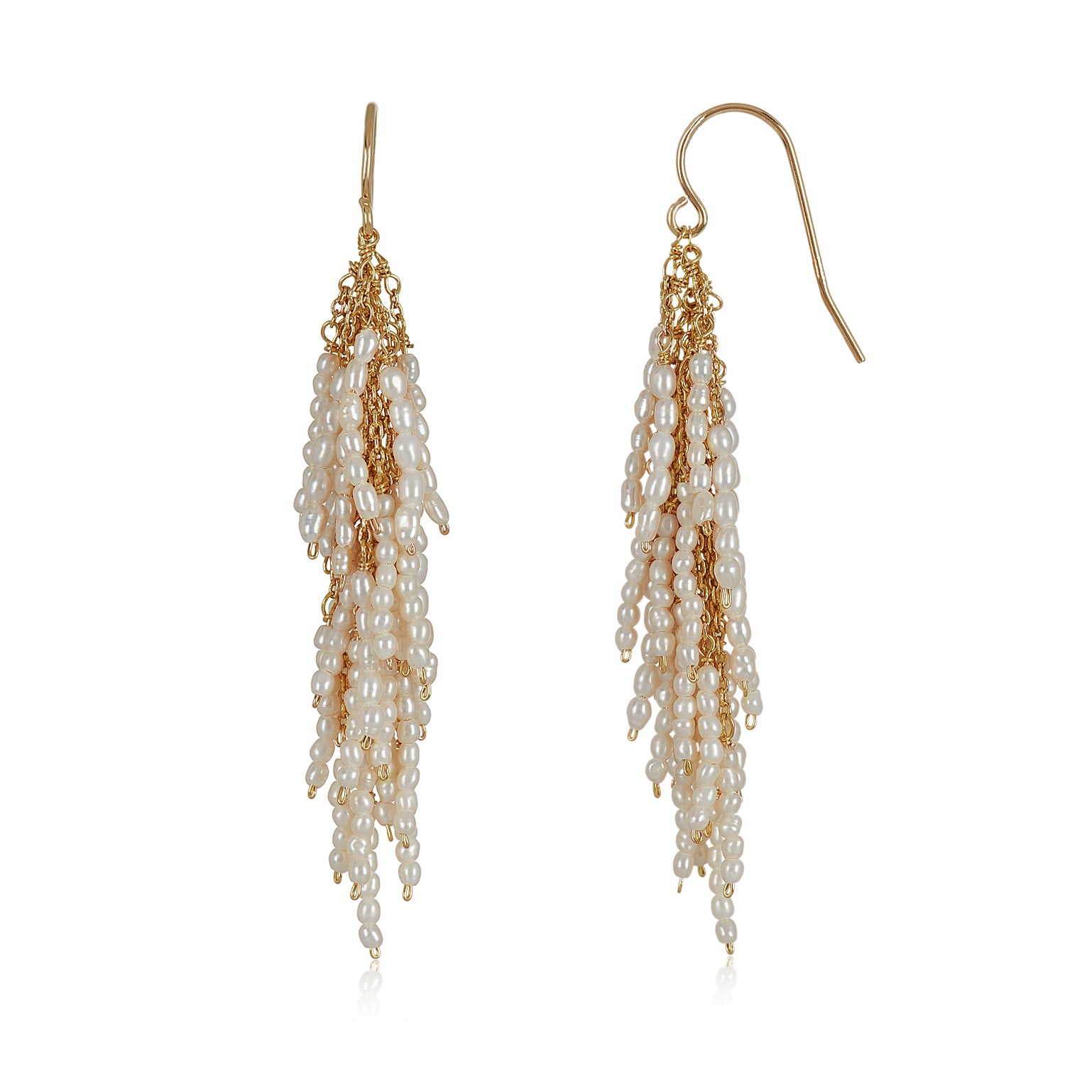 Firecracker Earrings - Pearl