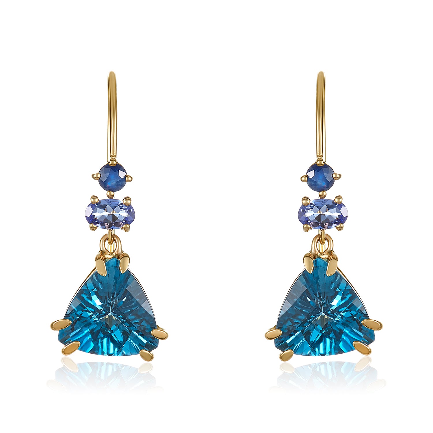 Frozen in Blue Earrings