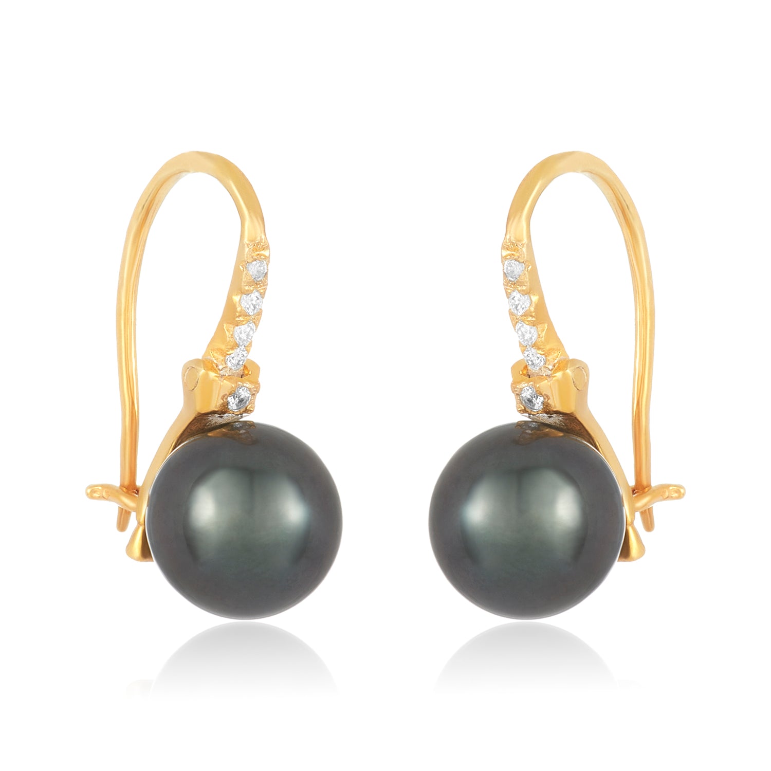 Pearl Diamond Earrings