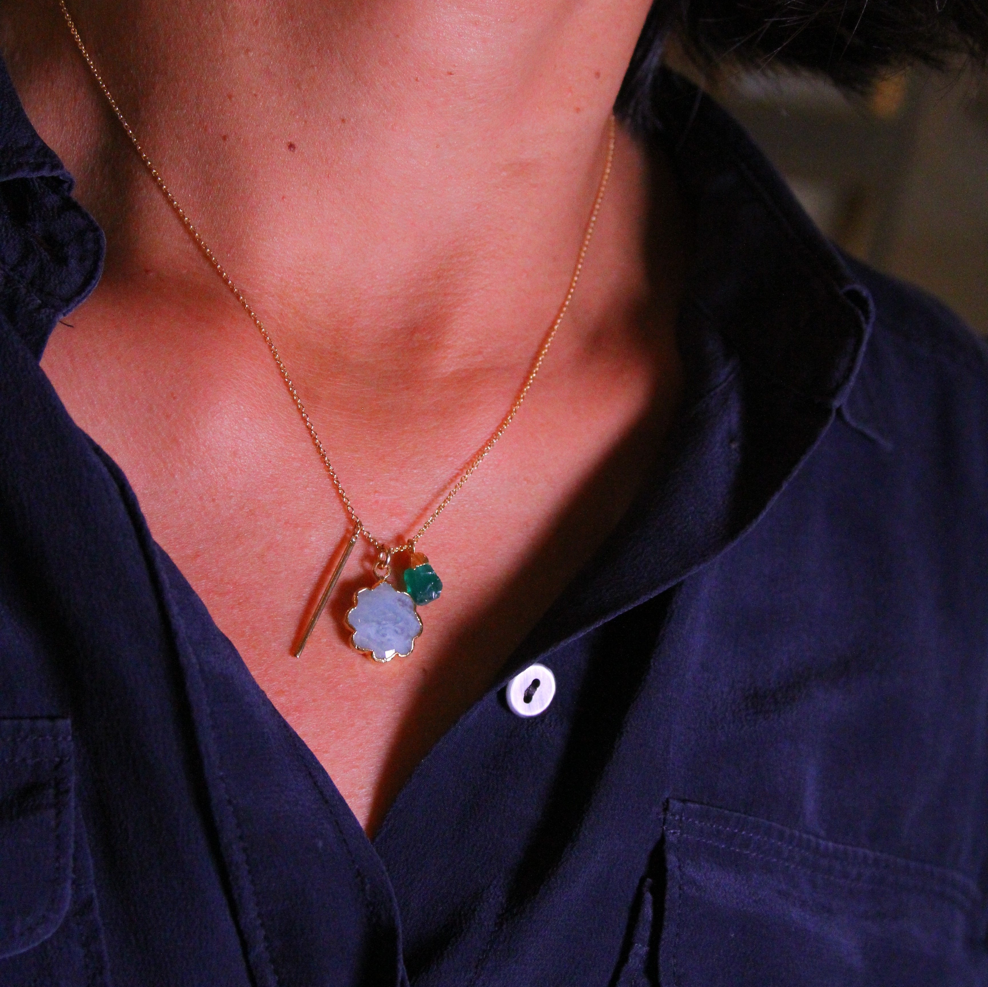 Three Is A Charm Necklace