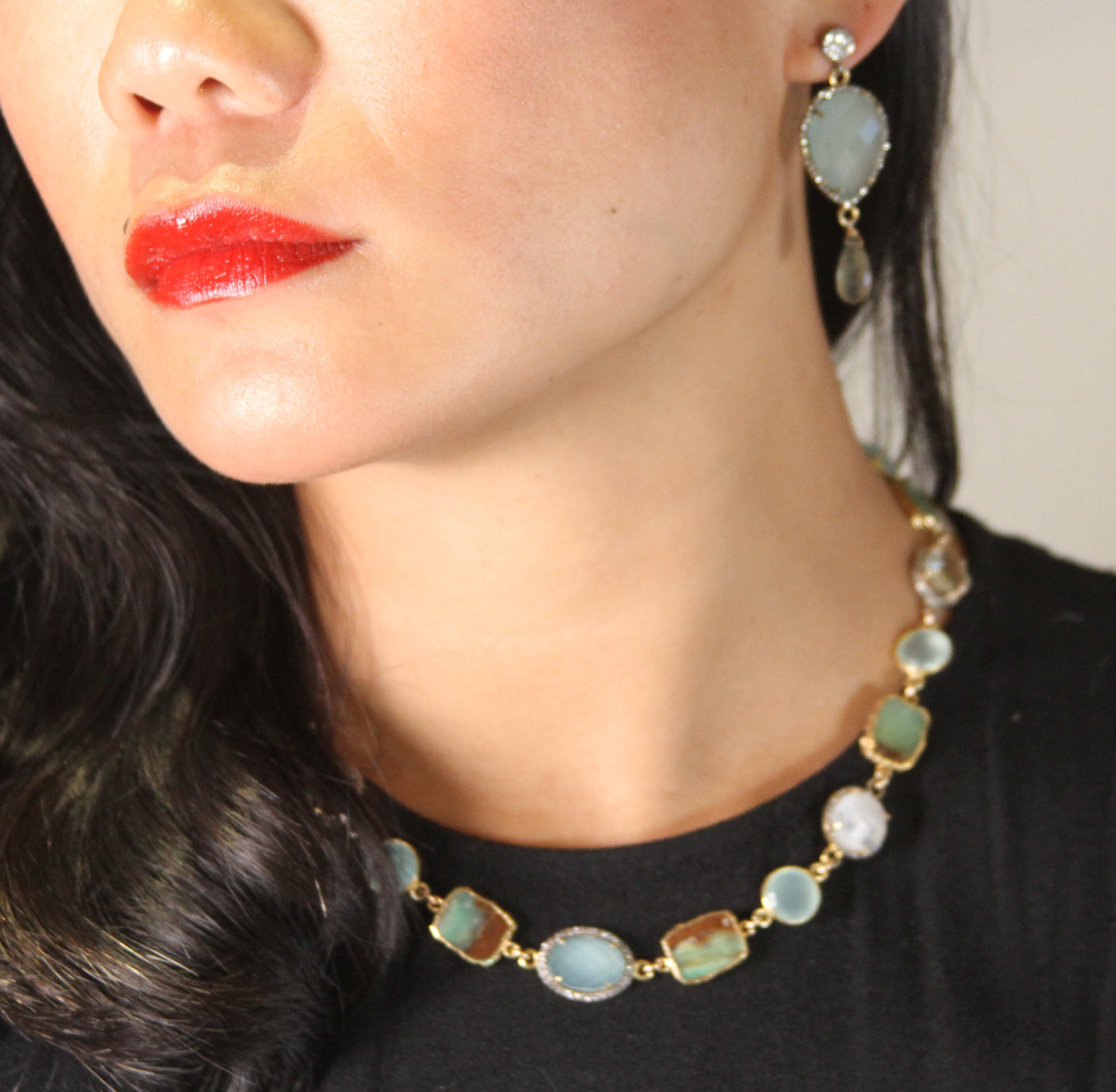 Diamond Plitvice Lake Necklace