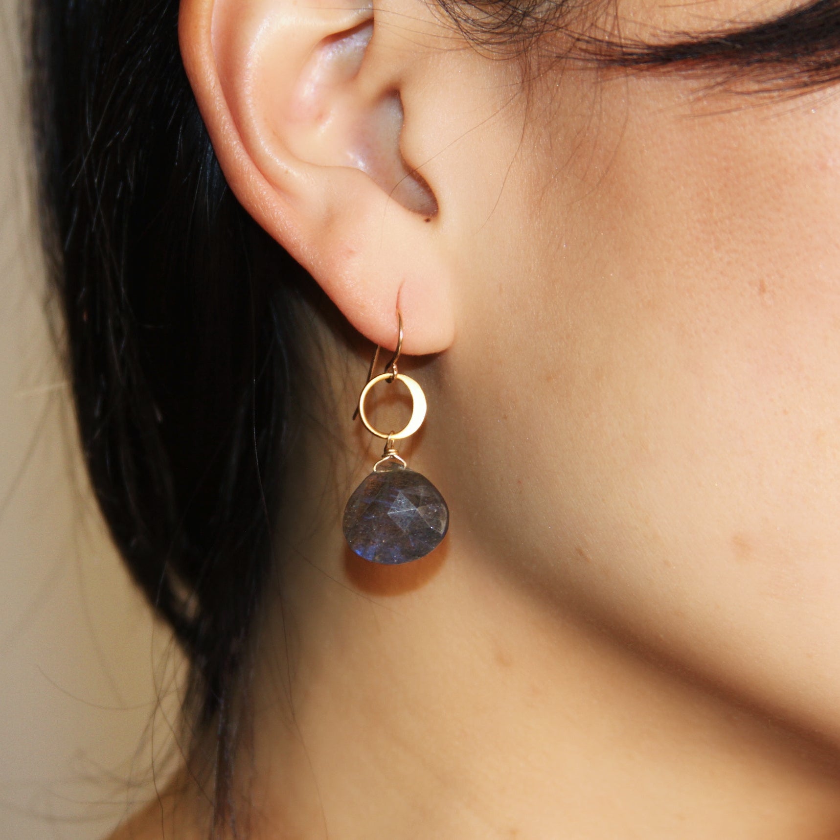 Blue Moon Gem Earrings