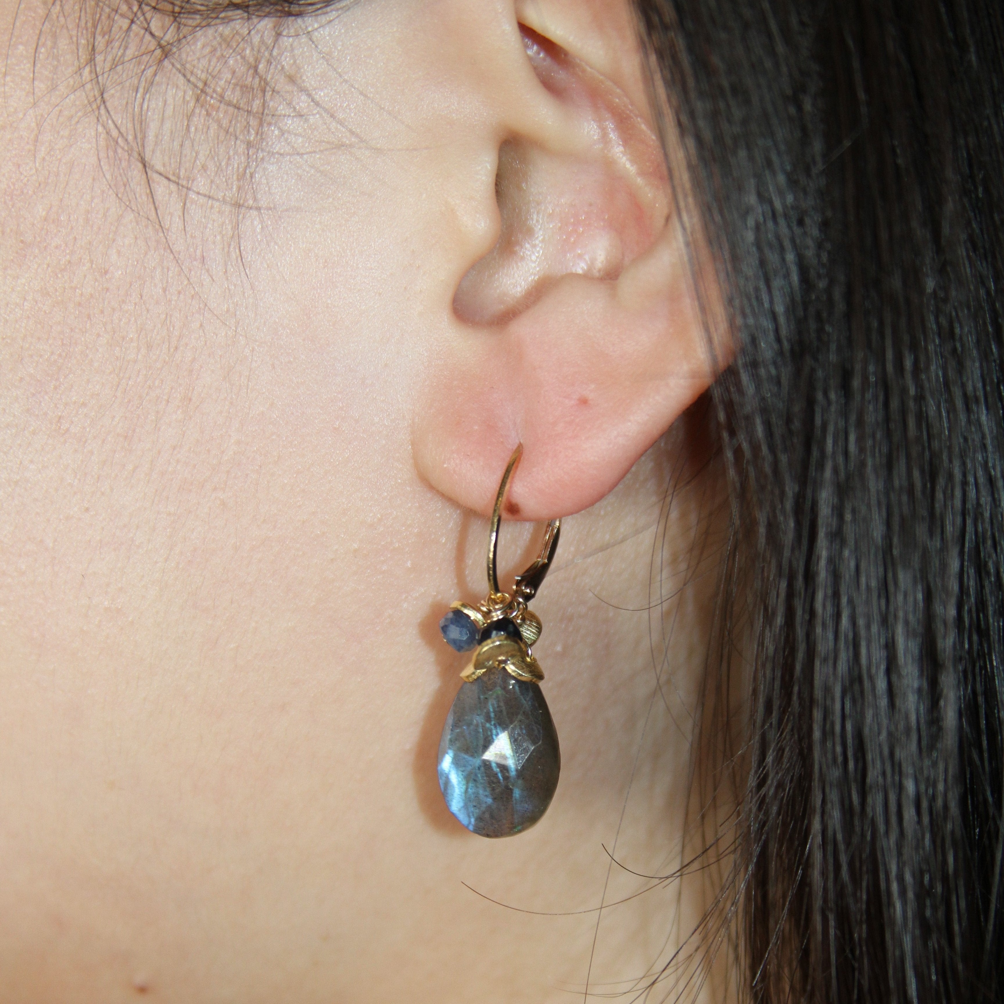 Earrings Of Lakshmi-Labradorite