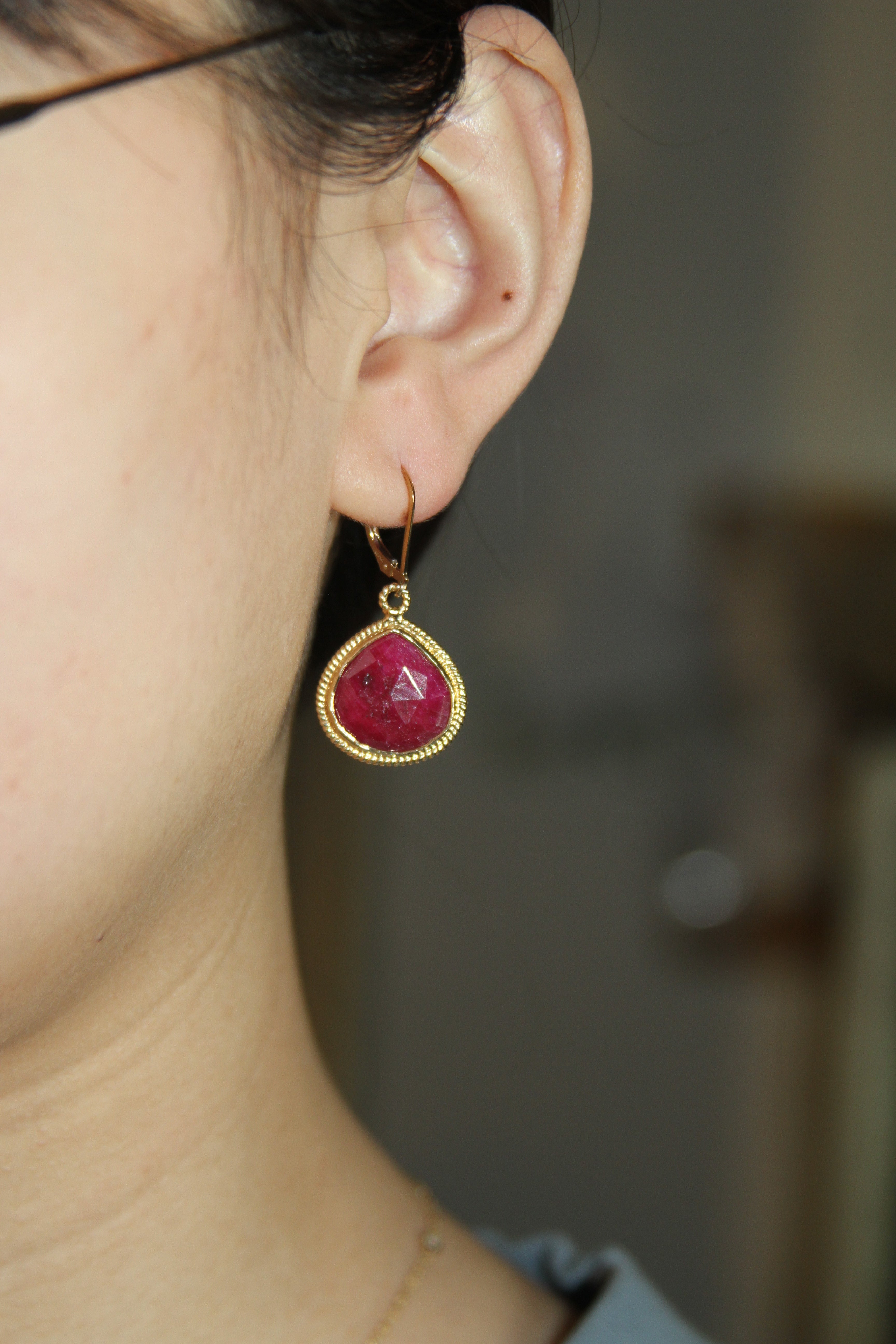 Love Ruby Earrings
