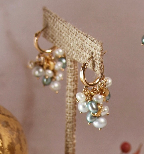 Hoop Cluster Earrings of Bethany's