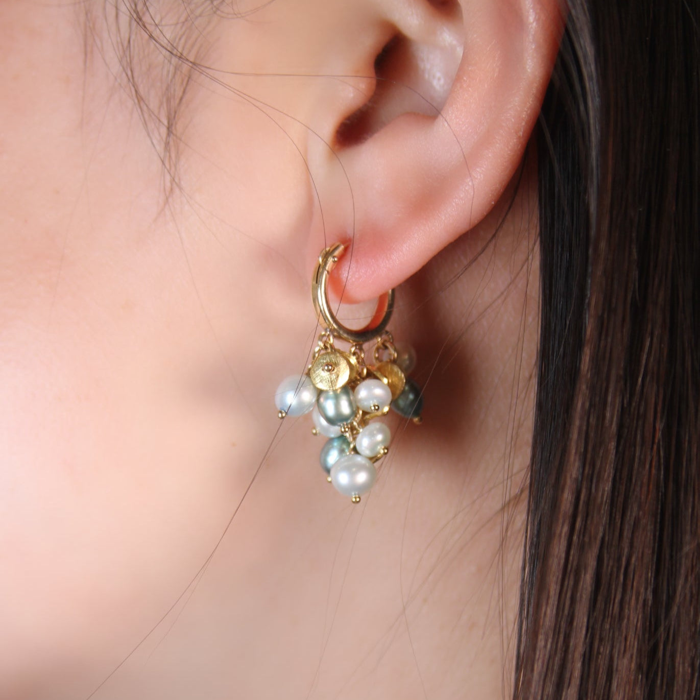 Hoop Cluster Earrings of Bethany's