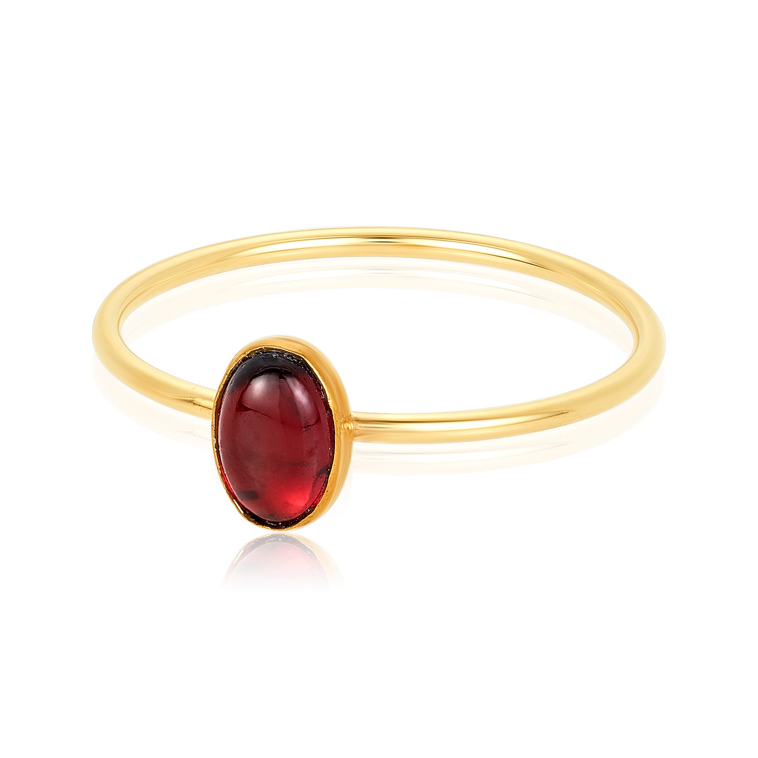 Solo Petite Garnet Or Amethyst Ring