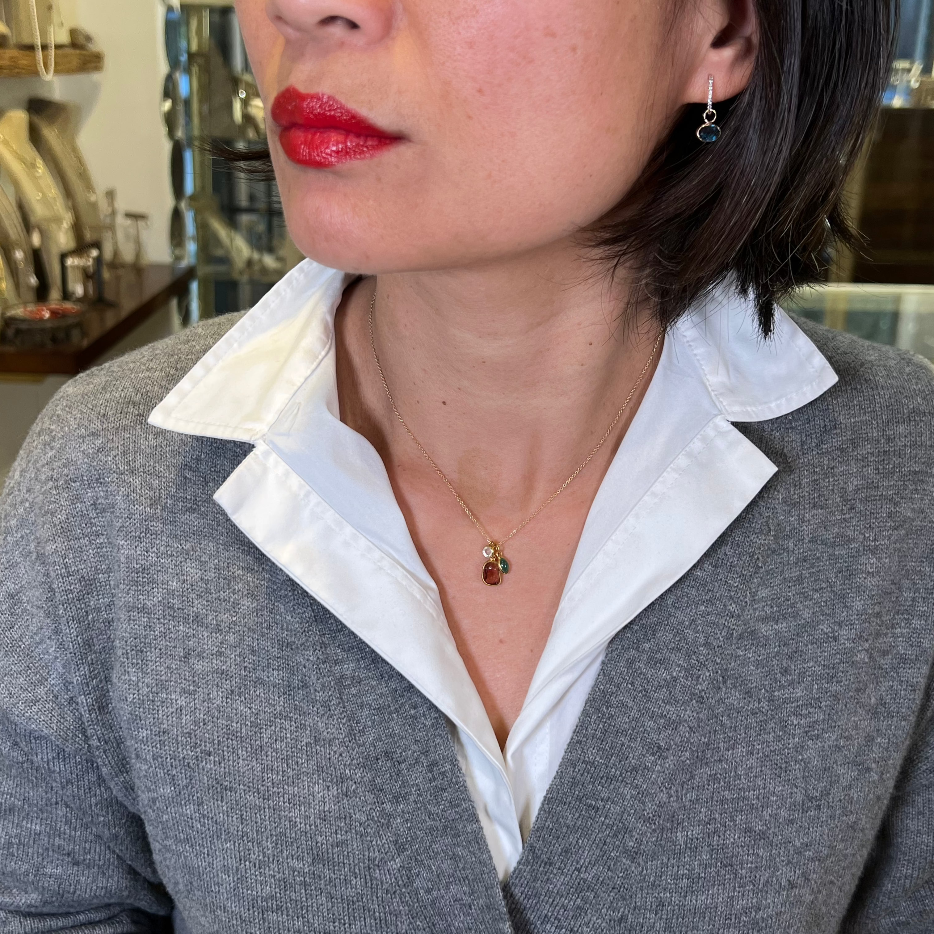 Emerald Sugar Bushes Necklace