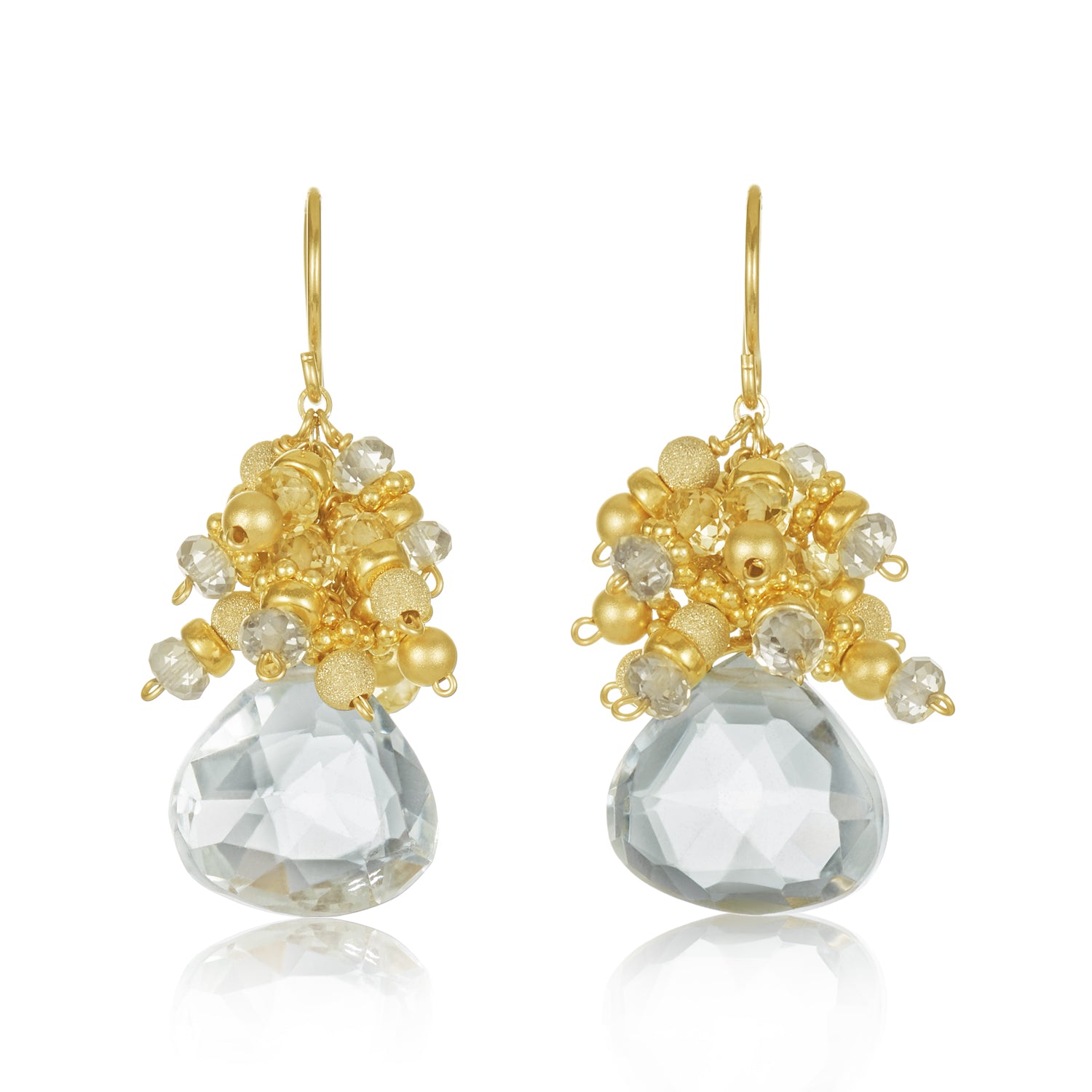 Green Clusters Earrings