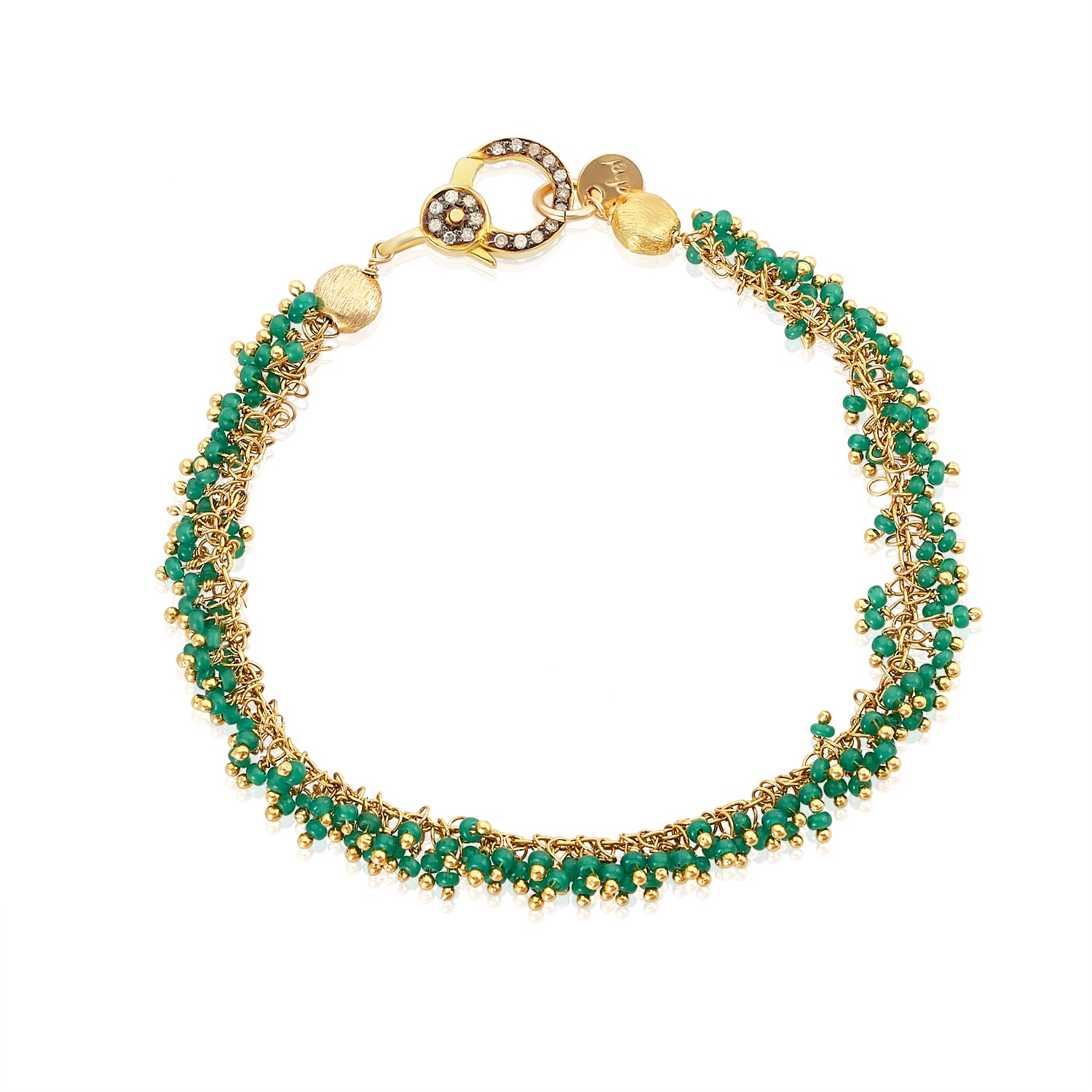Gabby Glass Clusters Bracelet
