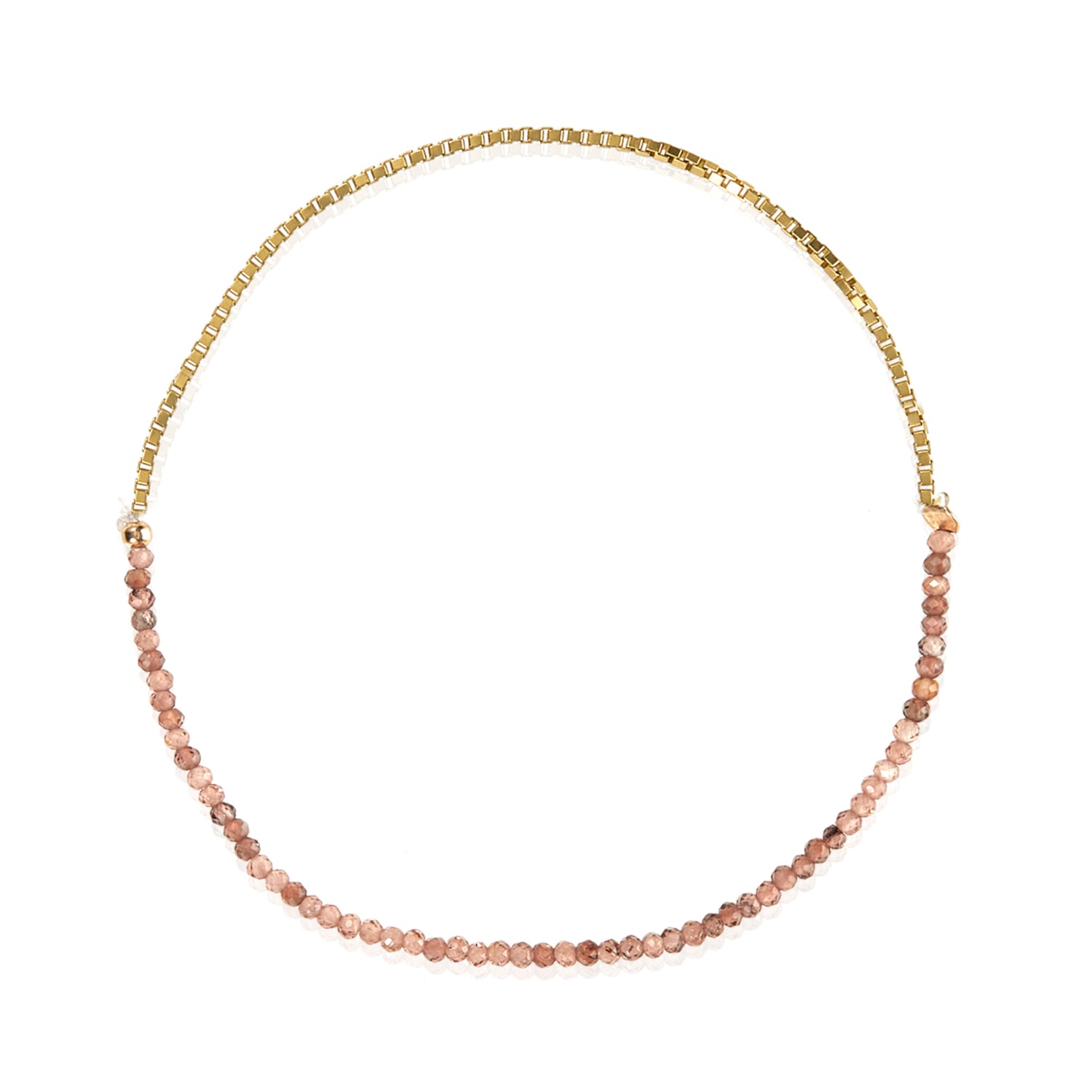 Dainty Stretchy Bracelet in 14k