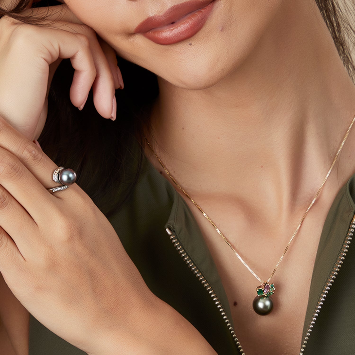 Spring Tahitian Pearl Necklace