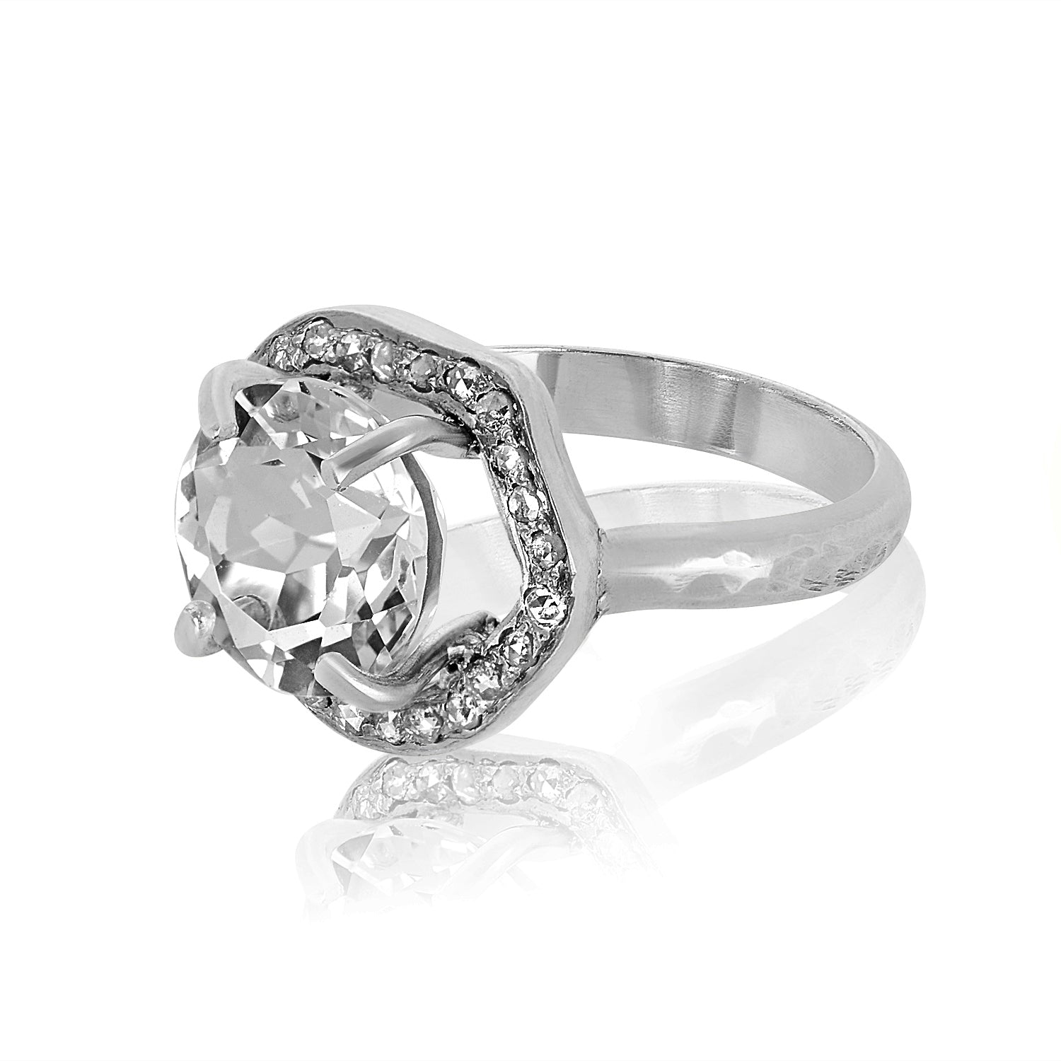 White Topaz Halo
