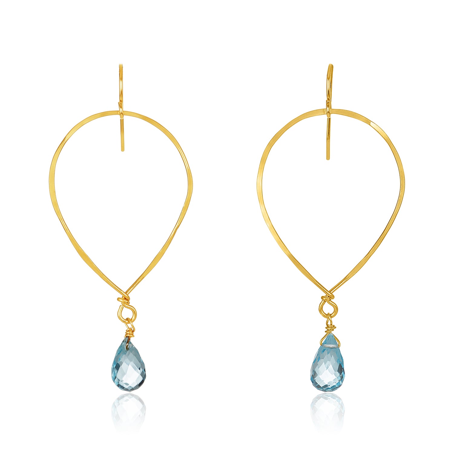 Oval Drop Earrings