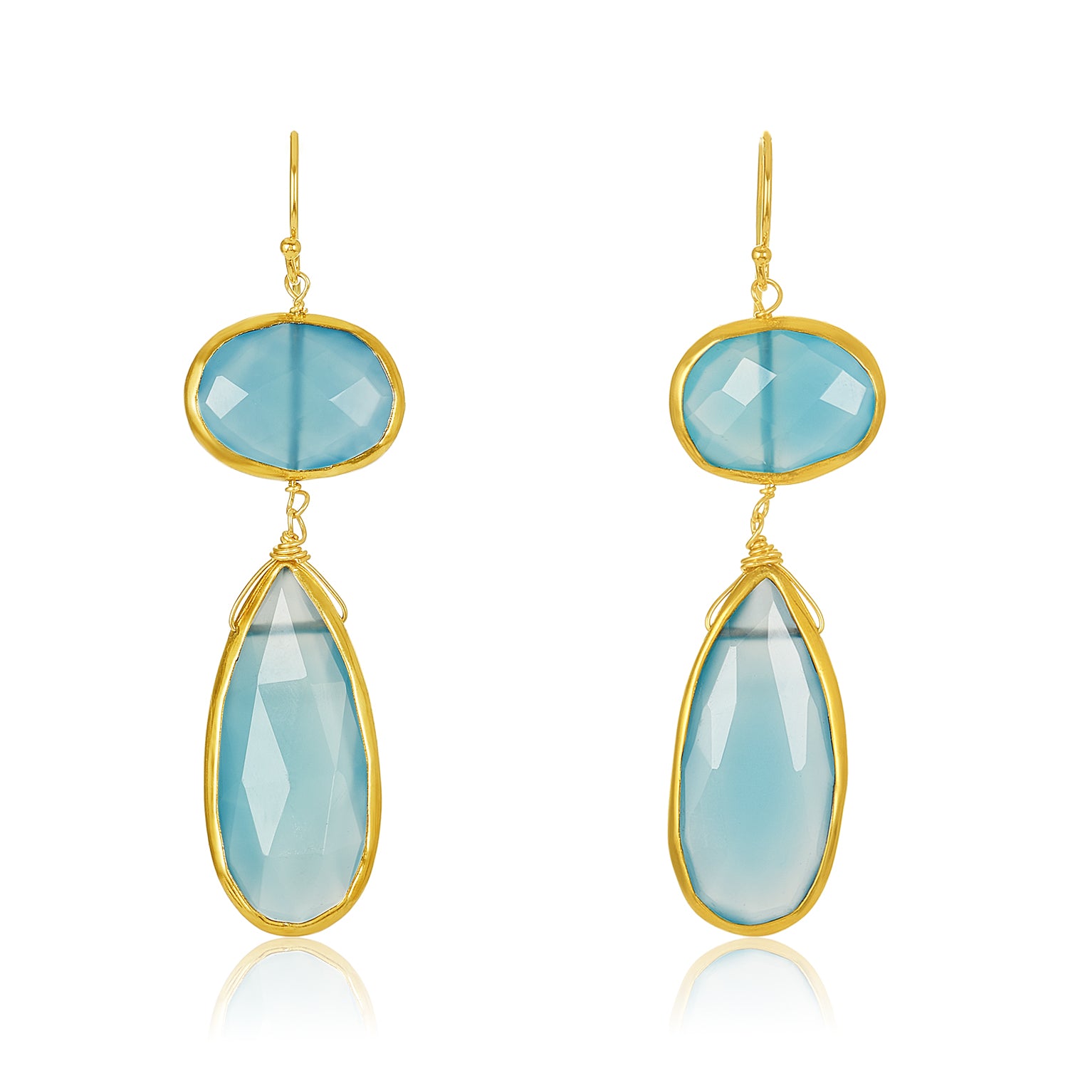 Alexa Chalcedony Earrings