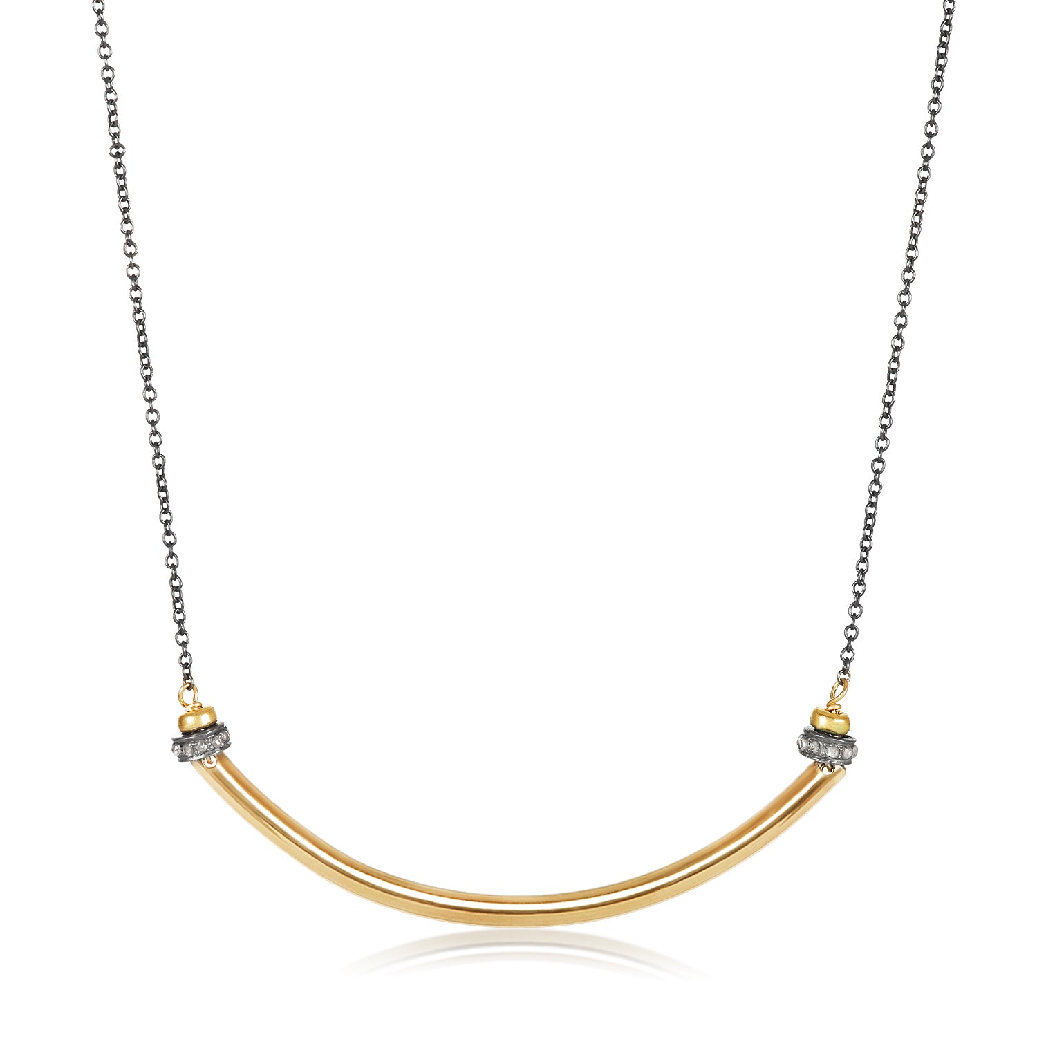 Diamond Bar Necklace