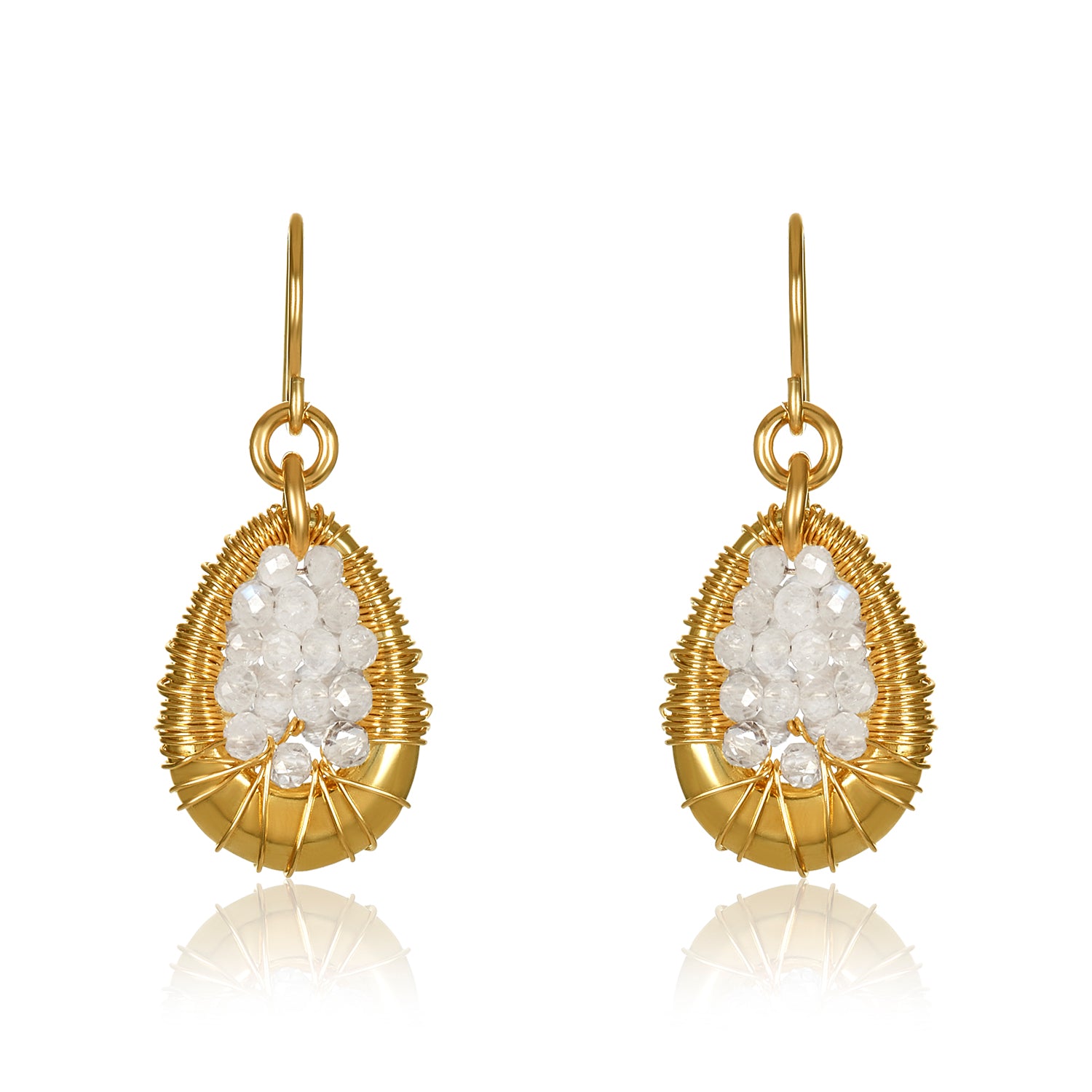 Mini Nopa Earrings - Gold