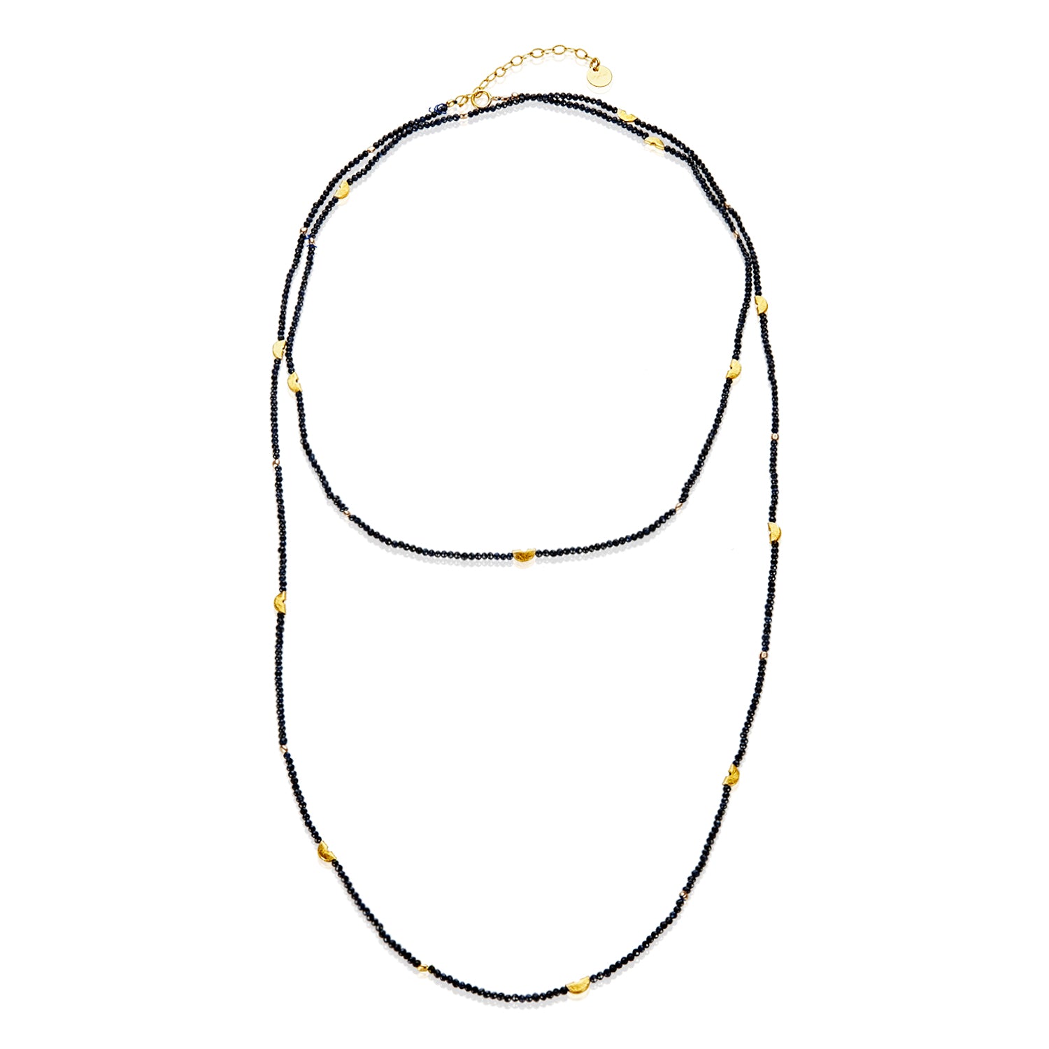 Half Moon Long Strand Necklace