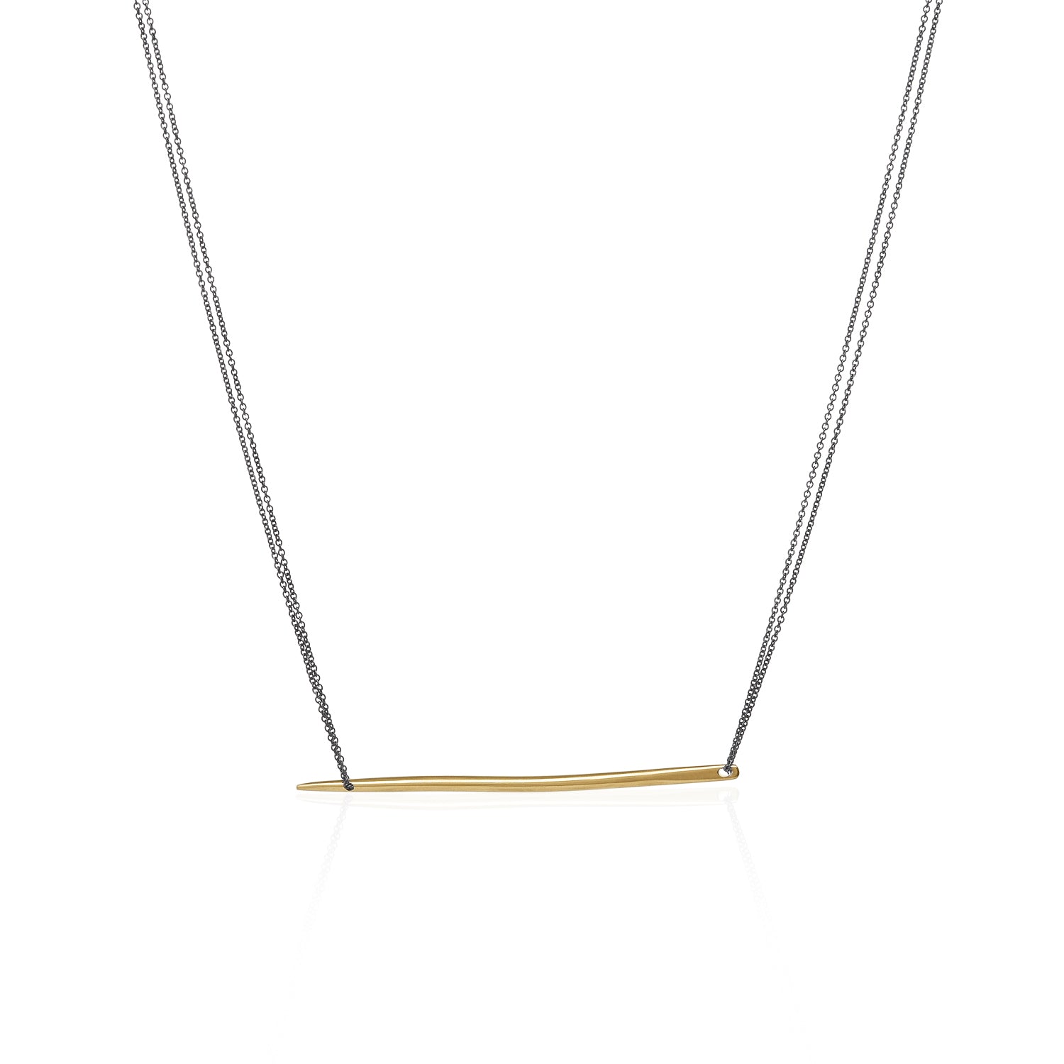 Horizontal Spike Necklace