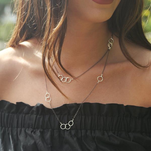 Jennifer Necklace Mixed Metal