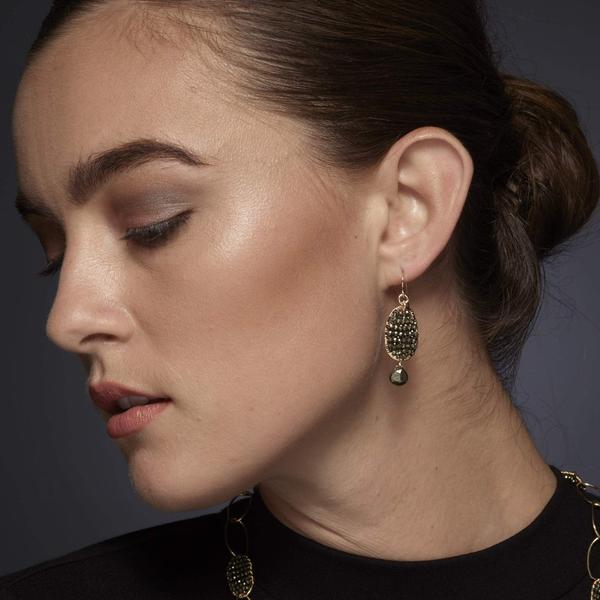 Grenada Earrings - Pyrite